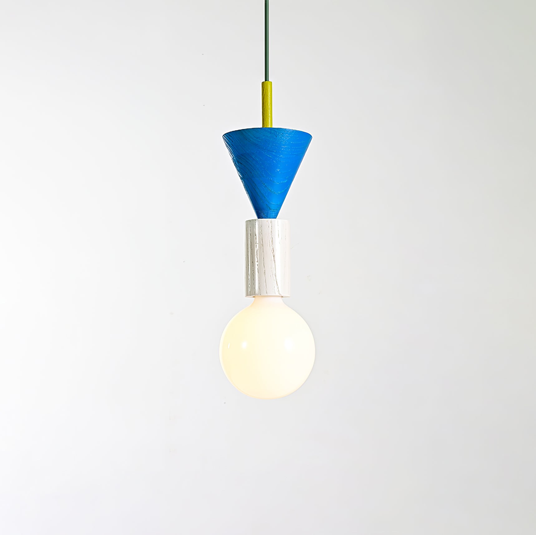 Modern Geometric Building Blocks Pendant Lamp - Stylish LED Hanging Light for Living Room, Bedroom, or Dining Room Decor