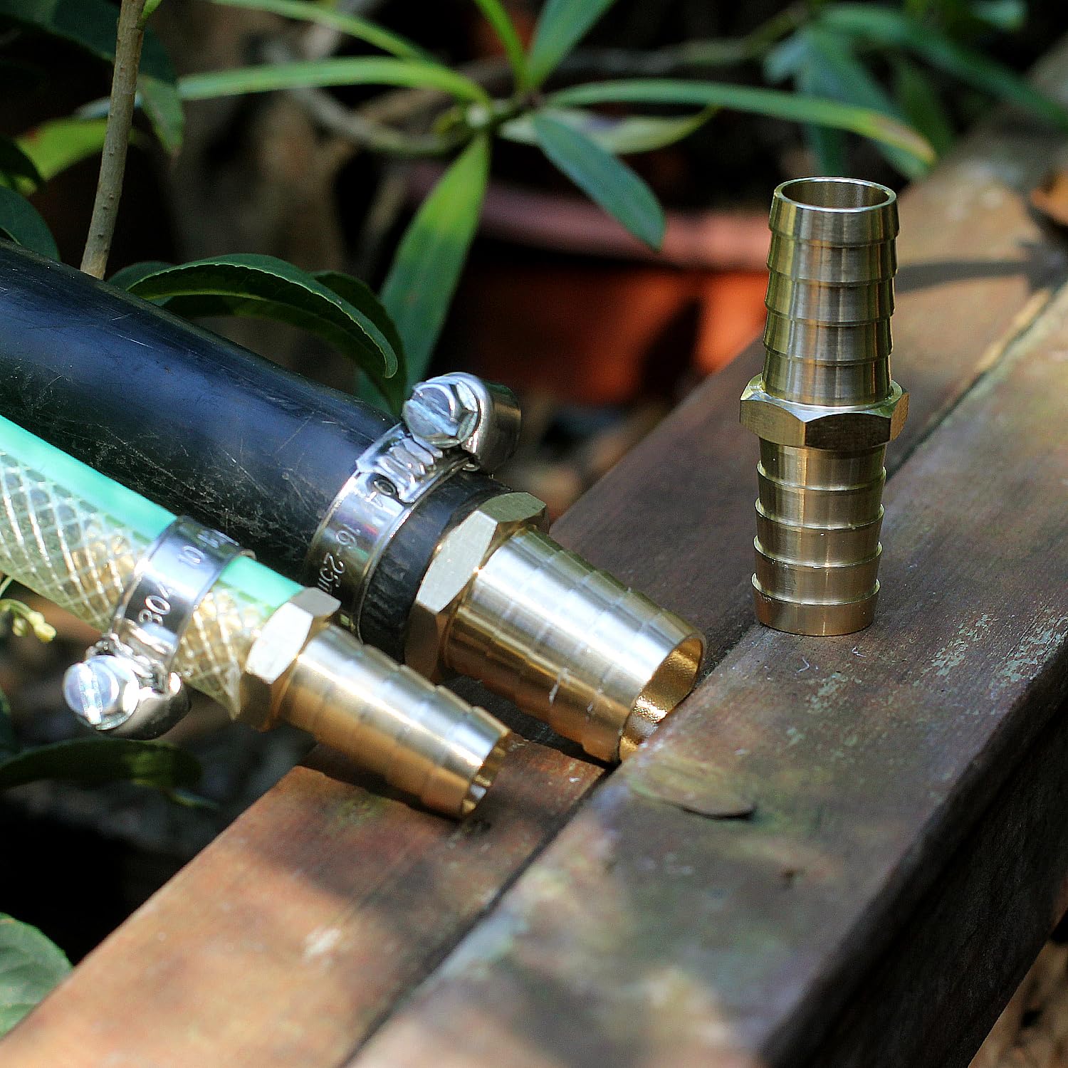 Solid Brass Garden Hose Repair Kit - 3/4