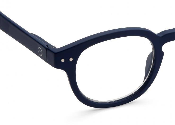 Premium #C Reading Glasses - Blue Light Blocking & Anti-Reflective Lenses (Navy) - Perfect for Reading, Computer Work & Nighttime Use
