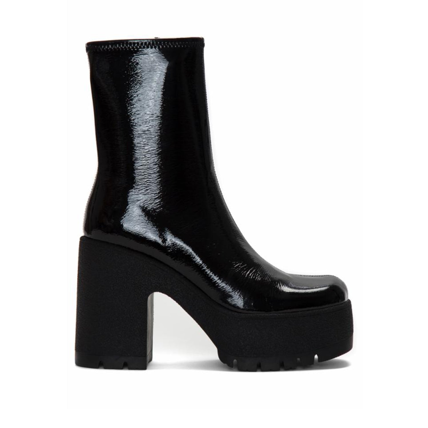 Jeffrey Campbell Women's Refresh_L Black Leather Boots - Stylish & Comfortable Ankle Booties for Casual Outfits & Night Out