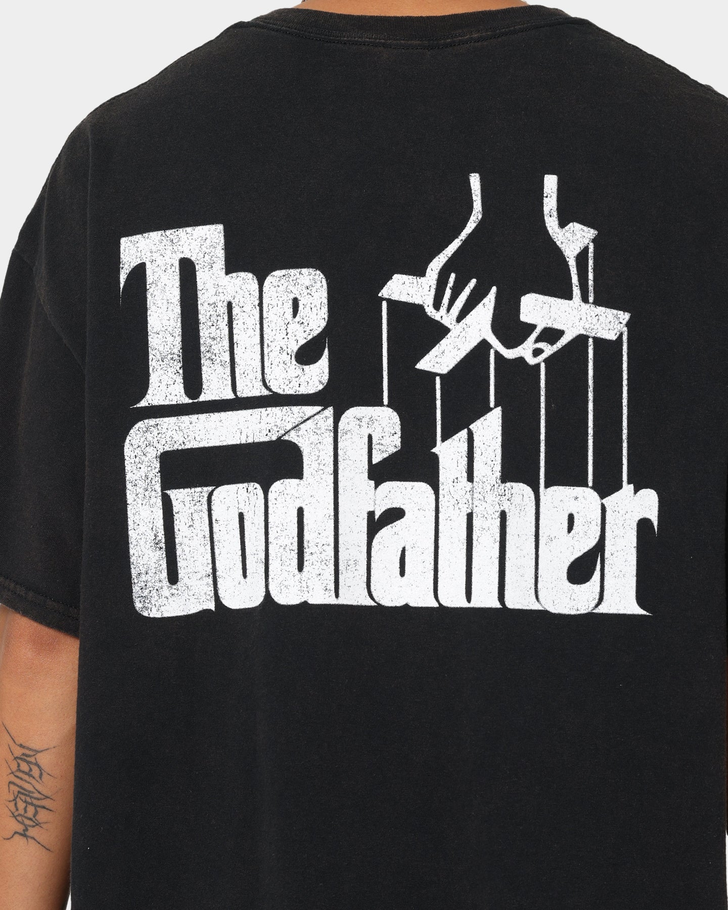 The Godfather Vintage T-Shirt - The Don Black Wash Retro Graphic Tee for Men & Women - Perfect for Movie Fans, Casual Wear & Vintage Style Outfits