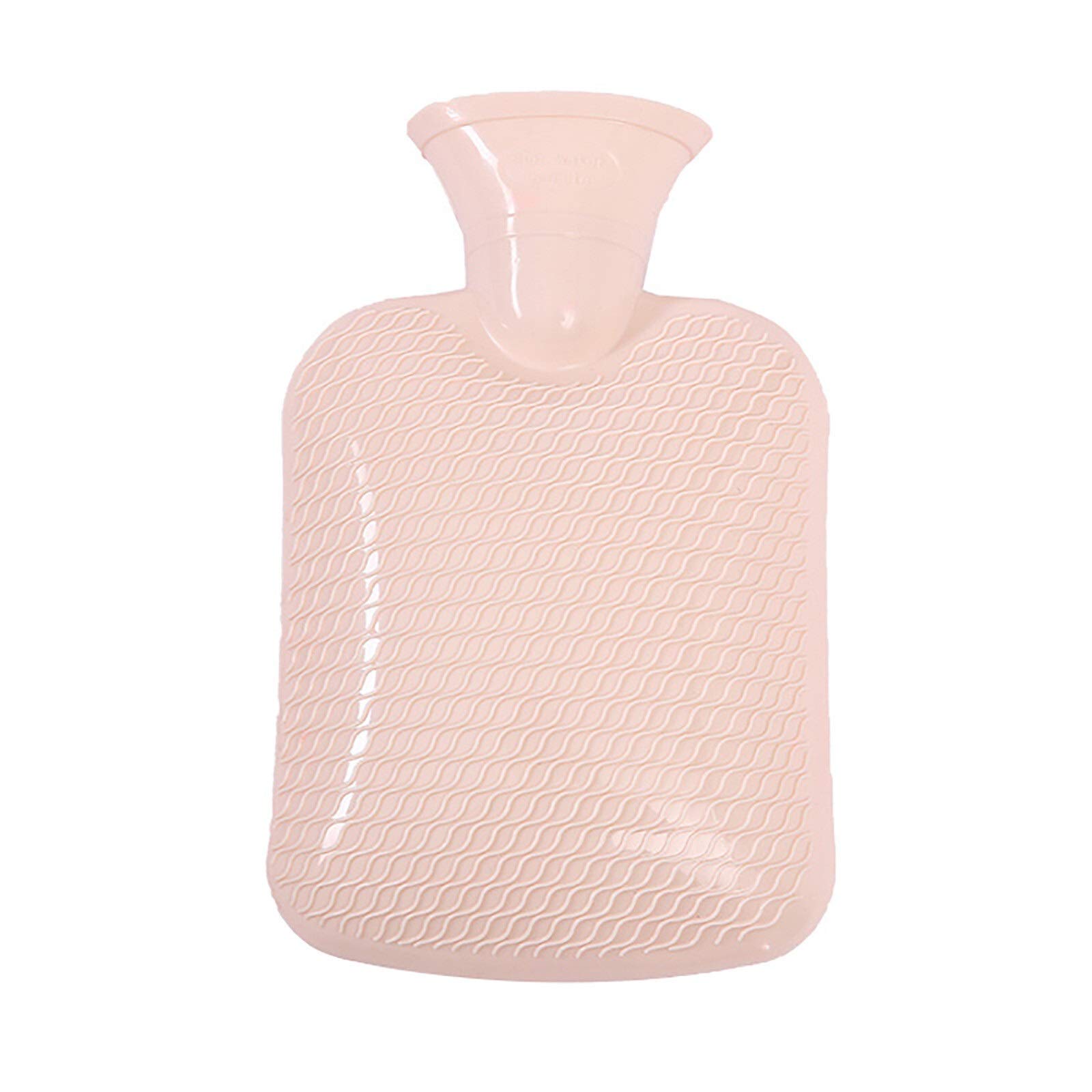 Large PVC Rubber Hot Water Bottle - Safe Water-Filled for Warmth & Pain Relief | Reusable Hand Warmer for Winter, Menstrual Cramps & Muscle Relaxation | Classic Design (Color Options)