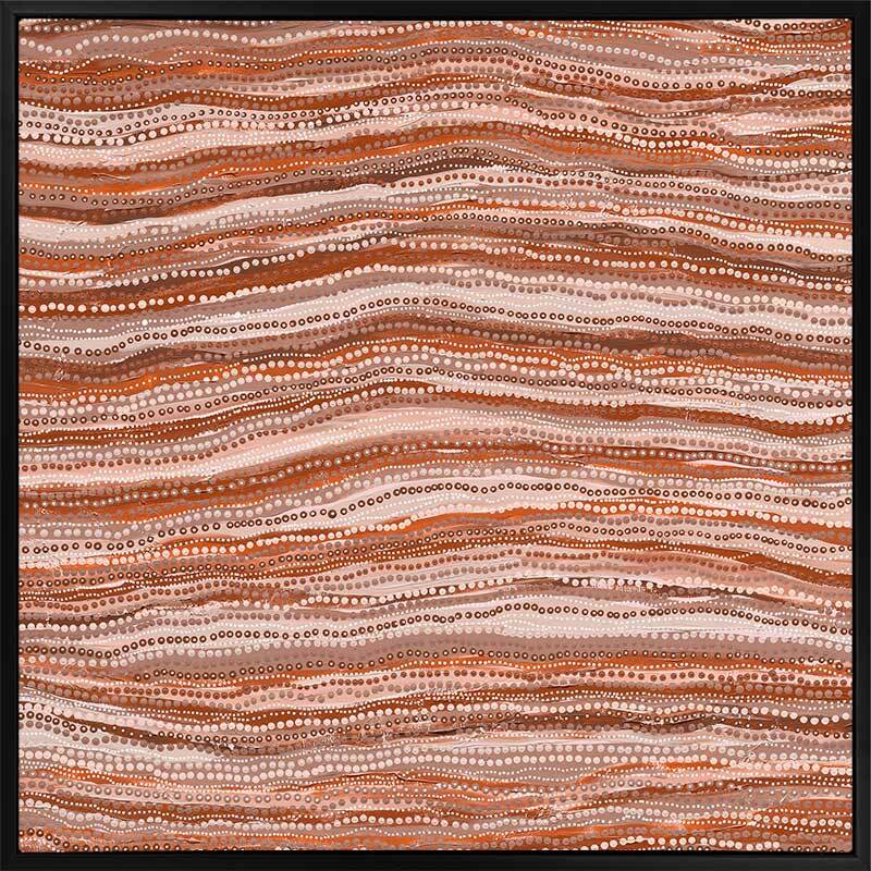 Vibrant Red Canvas Art Print - Dhaagun Collection | Modern Wall Decor for Living Room, Bedroom & Office