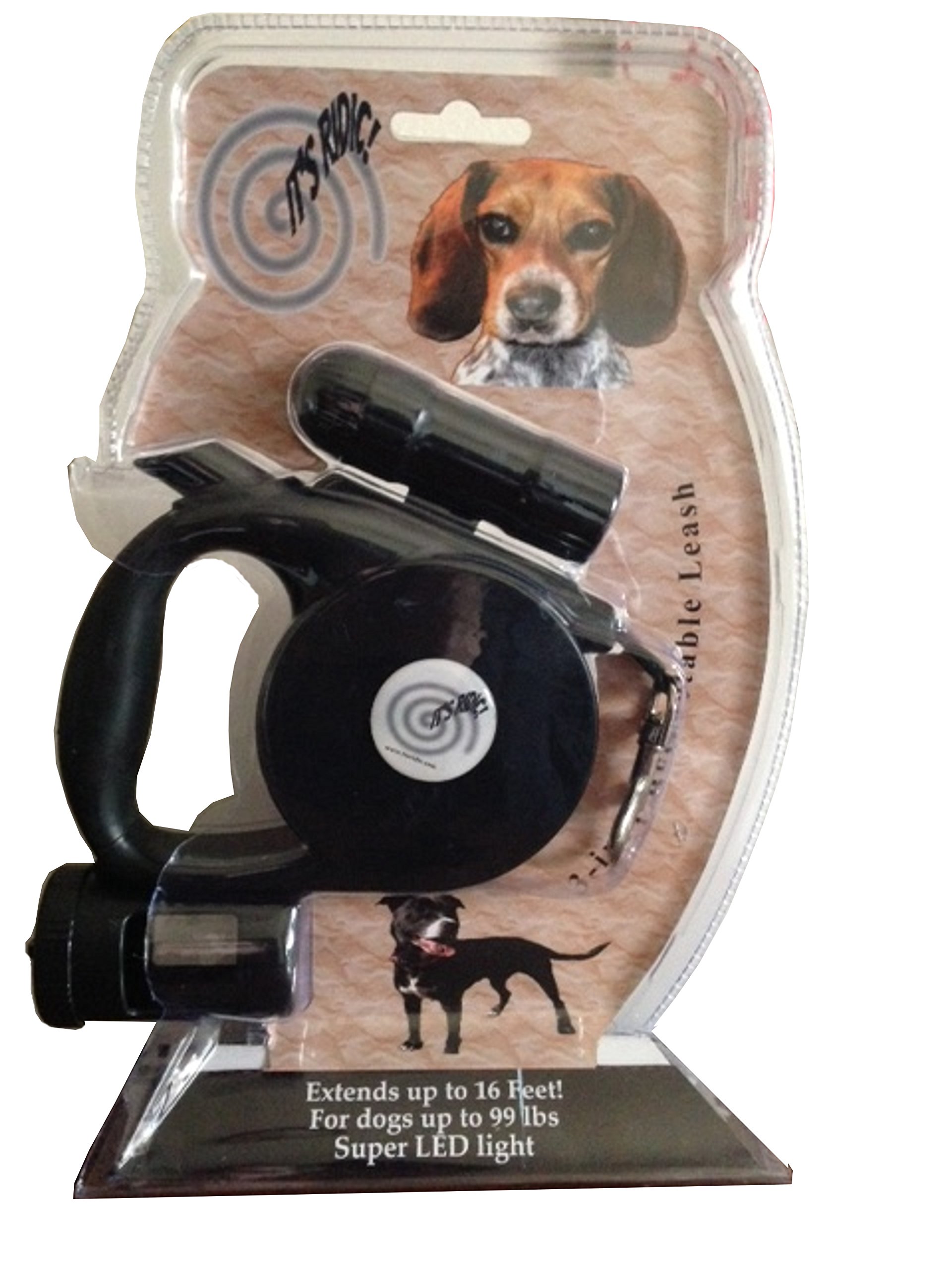 3-in-1 Retractable 16ft Dog Leash for Small, Medium & Large Dogs - Adjustable Hands-Free Belt, Reflective & Durable for Walking, Running & Outdoor Adventures