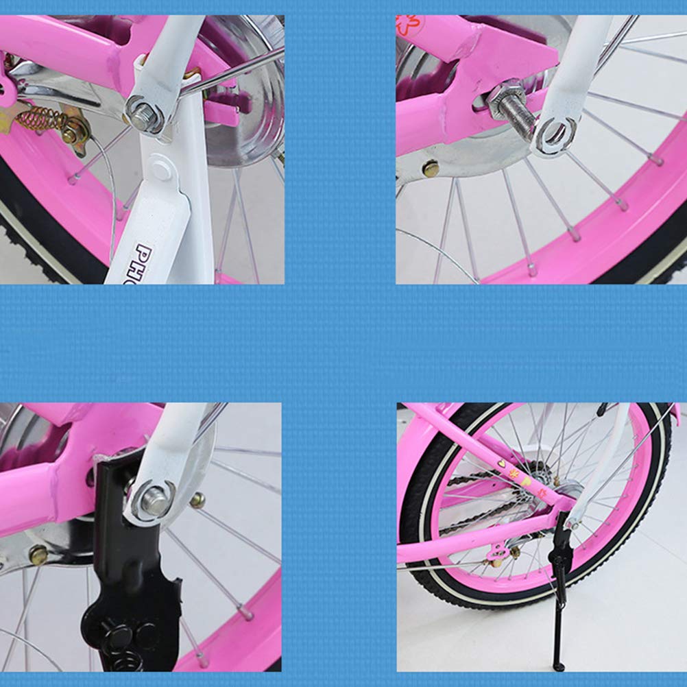LIOOBO 16 Inch Bike Kickstand - Heavy Duty Single Sided Bicycle Stand for Kids, Mountain, Road & City Bikes | Perfect for Parking, Storage & Outdoor Cycling Accessories