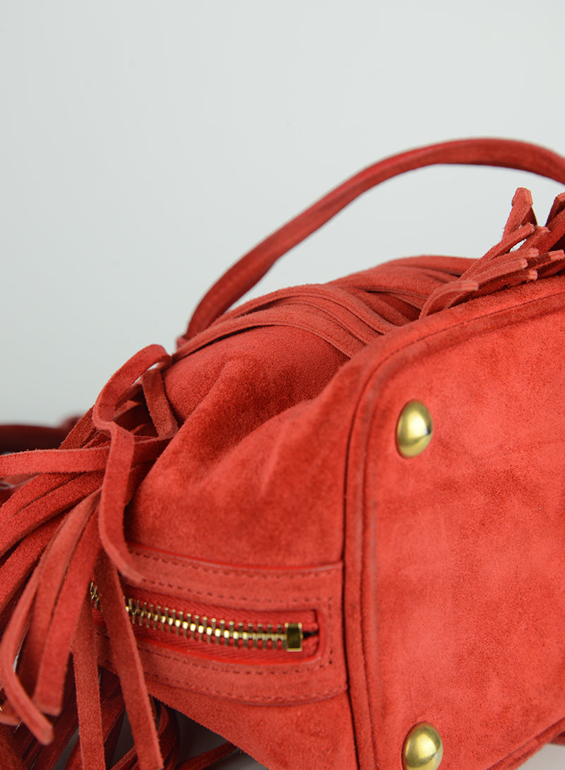 Saint Laurent Emmanuelle Red Leather Crossbody Bag - Luxury Designer Handbag for Women, Perfect for Parties, Date Nights & Special Occasions