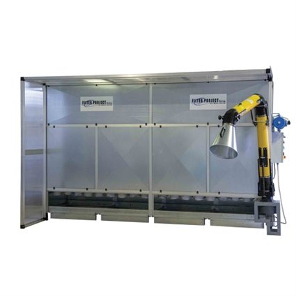 Automatic Dry Dust and Sludge Collection Booth - Industrial Workshop Cleaning System for Efficient Debris Removal | Perfect for Factories, Construction Sites, and Woodworking Shops