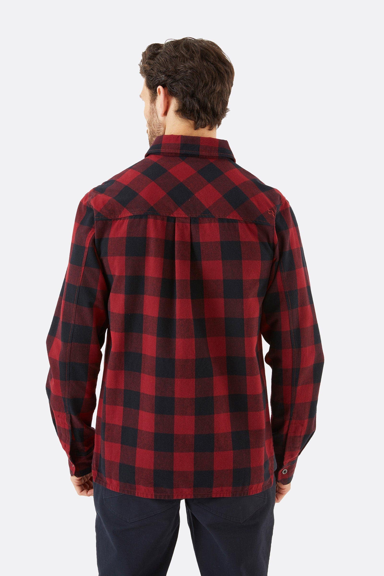 Men's Boundary Brushed Cotton Shirt - Soft Casual Button-Up for Everyday Wear | Perfect for Office, Date Night & Outdoor Activities | QBS 05