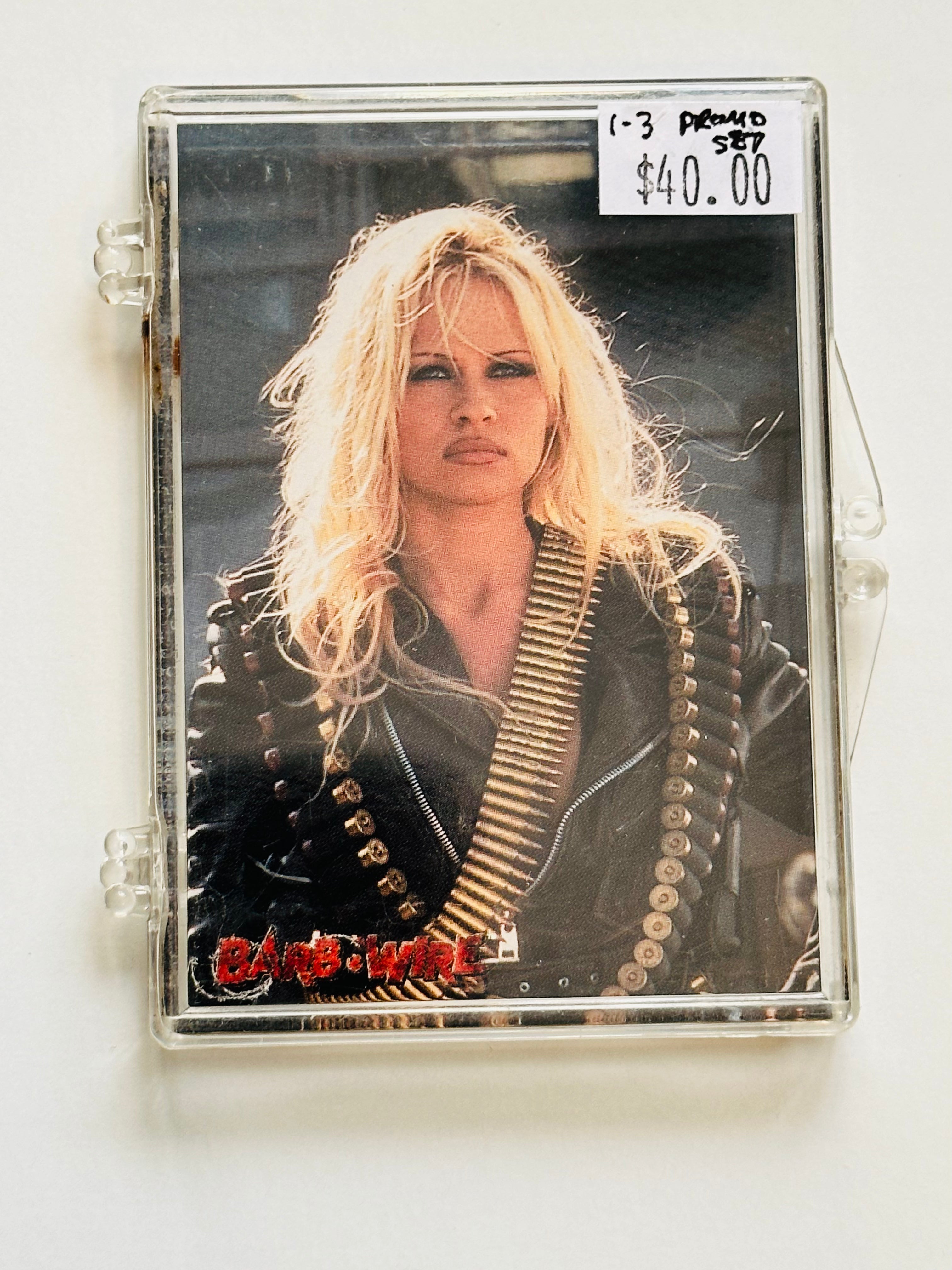 Rare 1996 Pamela Anderson Barb Wire Promo Cards Set - Collectible Movie Memorabilia for Fans & Film Enthusiasts | Perfect for Display, Gifts, and Nostalgic Collections