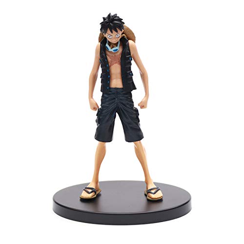 DOZAMI Anime Action Figures - One Piece Luffy & Zoro PVC Static Statue, Game Character Model, Otaku Collectible Painting Toy (Black Version) | Perfect for Home Decor, Office Display, and Anime Fan Gifts
