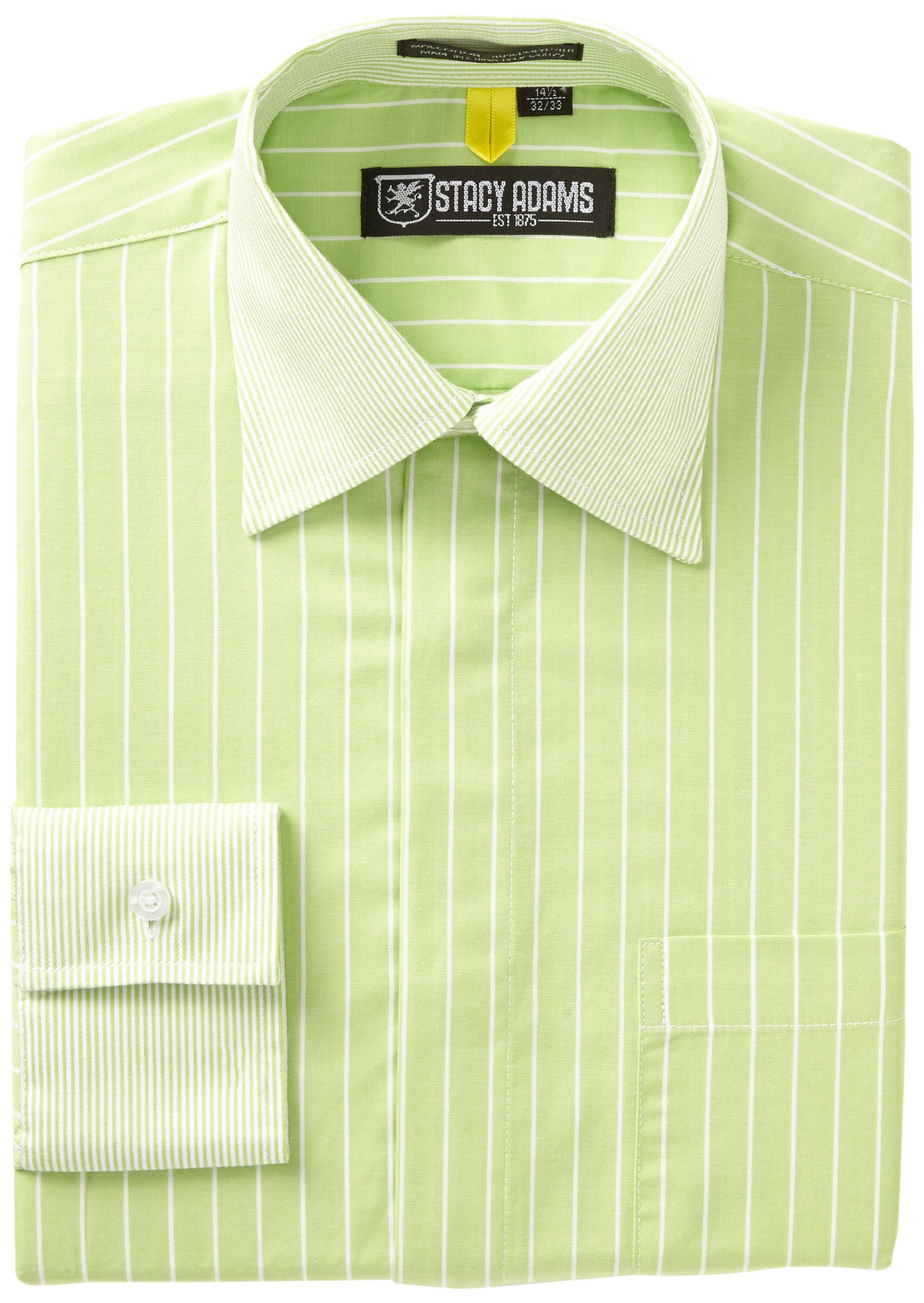 Stacy Adams Men's Melbourne Slim Fit Dress Shirt - Formal Business & Office Wear for Professional Style
