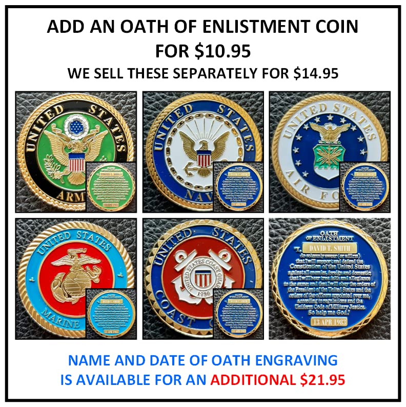 Personalized US Military Code of Conduct Plaque - All Branches - Junk and Disorderly AZ Nice or Better - Perfect for Home Office, Military Gifts & Veterans Day Decor