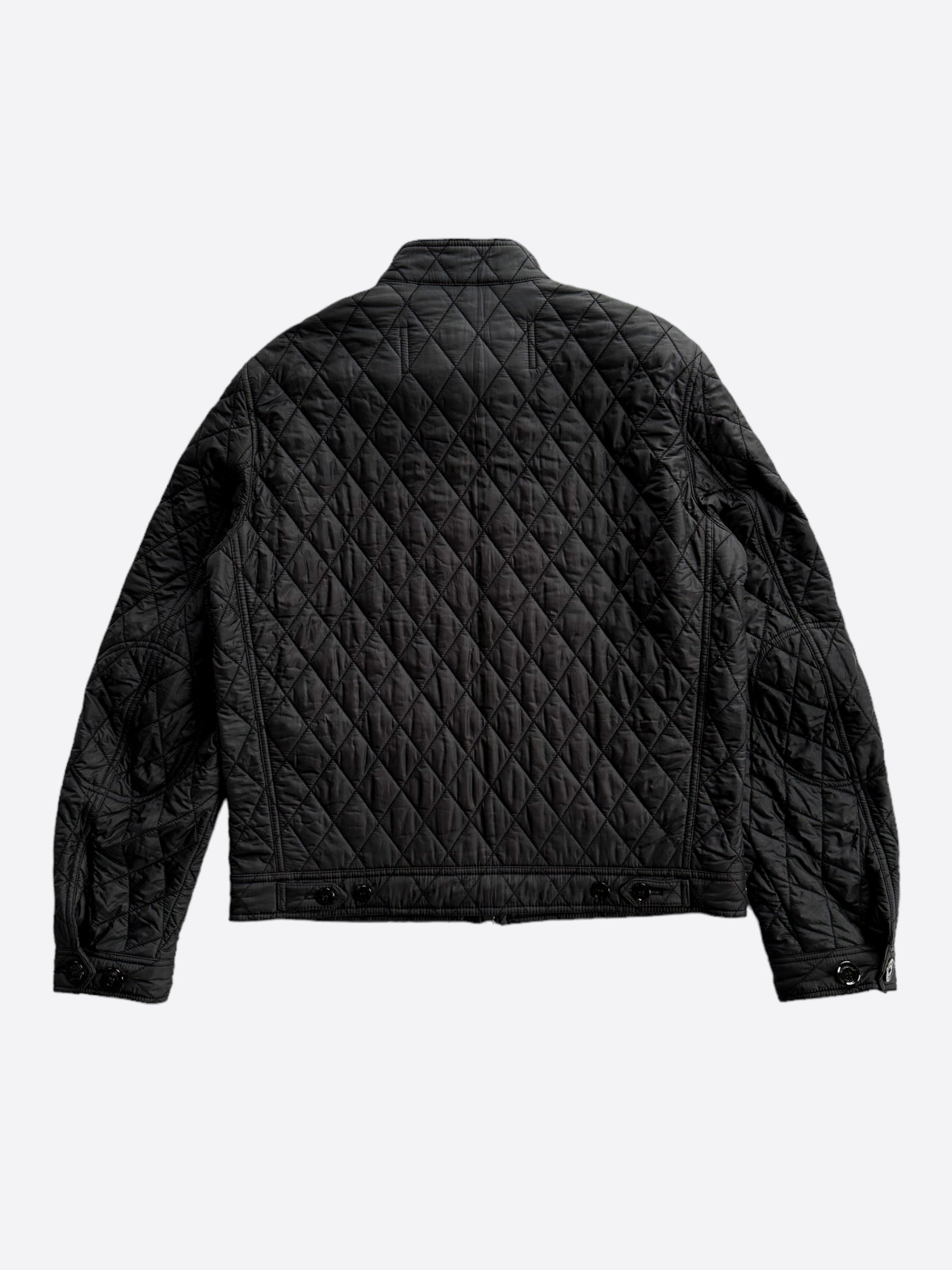 Burberry Brit Black Quilted Zip Up Jacket for Women - Stylish Winter Coat with Hood, Perfect for Outdoor Activities & Casual Wear