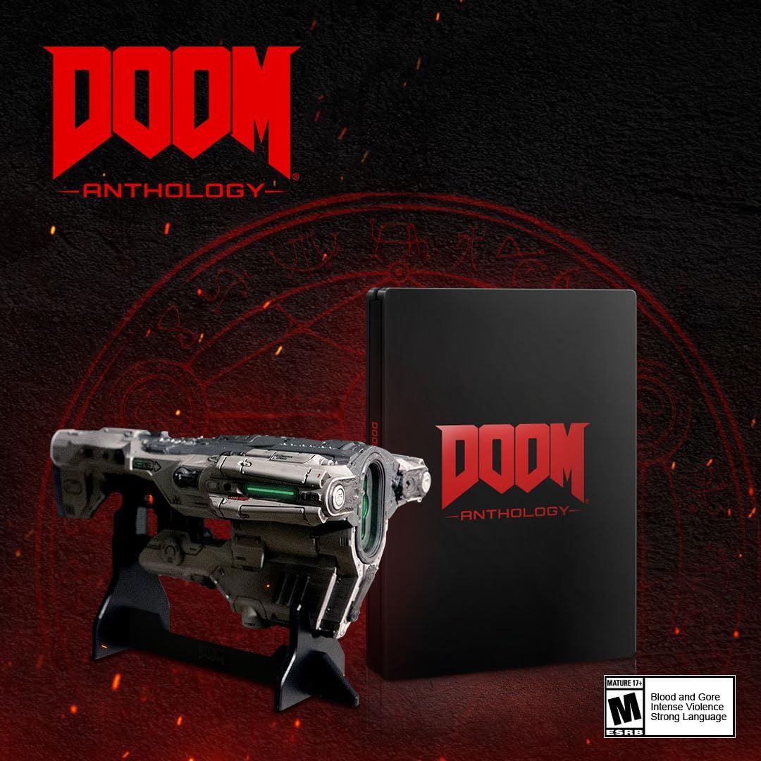 Doom Anthology Collector's Edition - PS4 & PS5 Game Bundle | Ultimate Action-Packed Horror Shooter for Gamers | Perfect for Halloween Gaming & Horror Fans