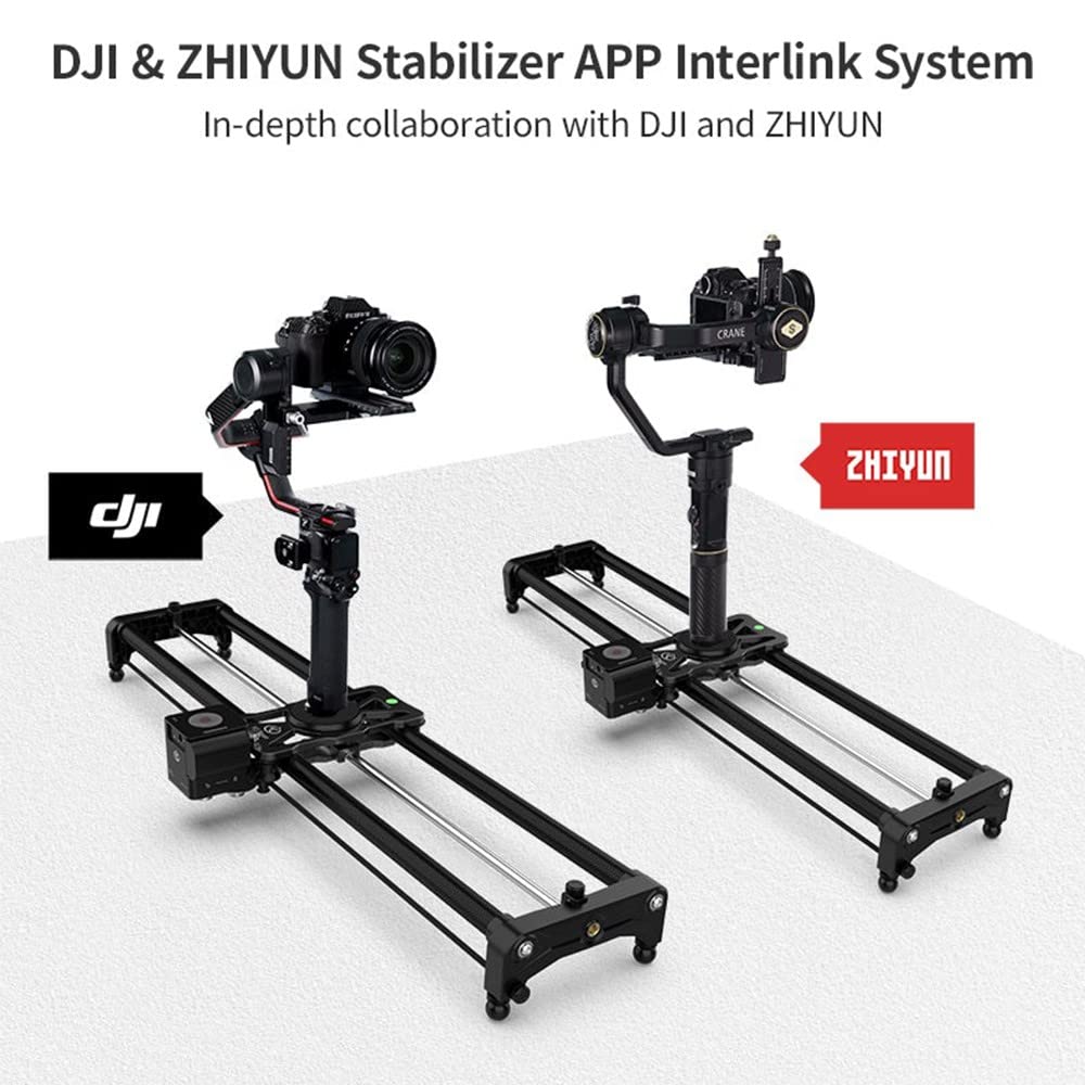 Hot Dog SE 80cm Motorized Camera Slider with Smartphone App Control - Multiple Shooting Modes, Compatible with Zhiyun & DJI Ronin-S/RS2 Stabilizers - Perfect for Time-Lapse, Video Production & Vlogging