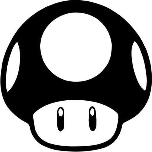 Super Mario Toad Mushroom Vinyl Decal Sticker for Car, Truck, Laptop, MacBook - Waterproof Die-Cut Video Game Graphic for Windows, Tool Boxes & More - Perfect for Gamers, Nintendo Fans & Vehicle Customization