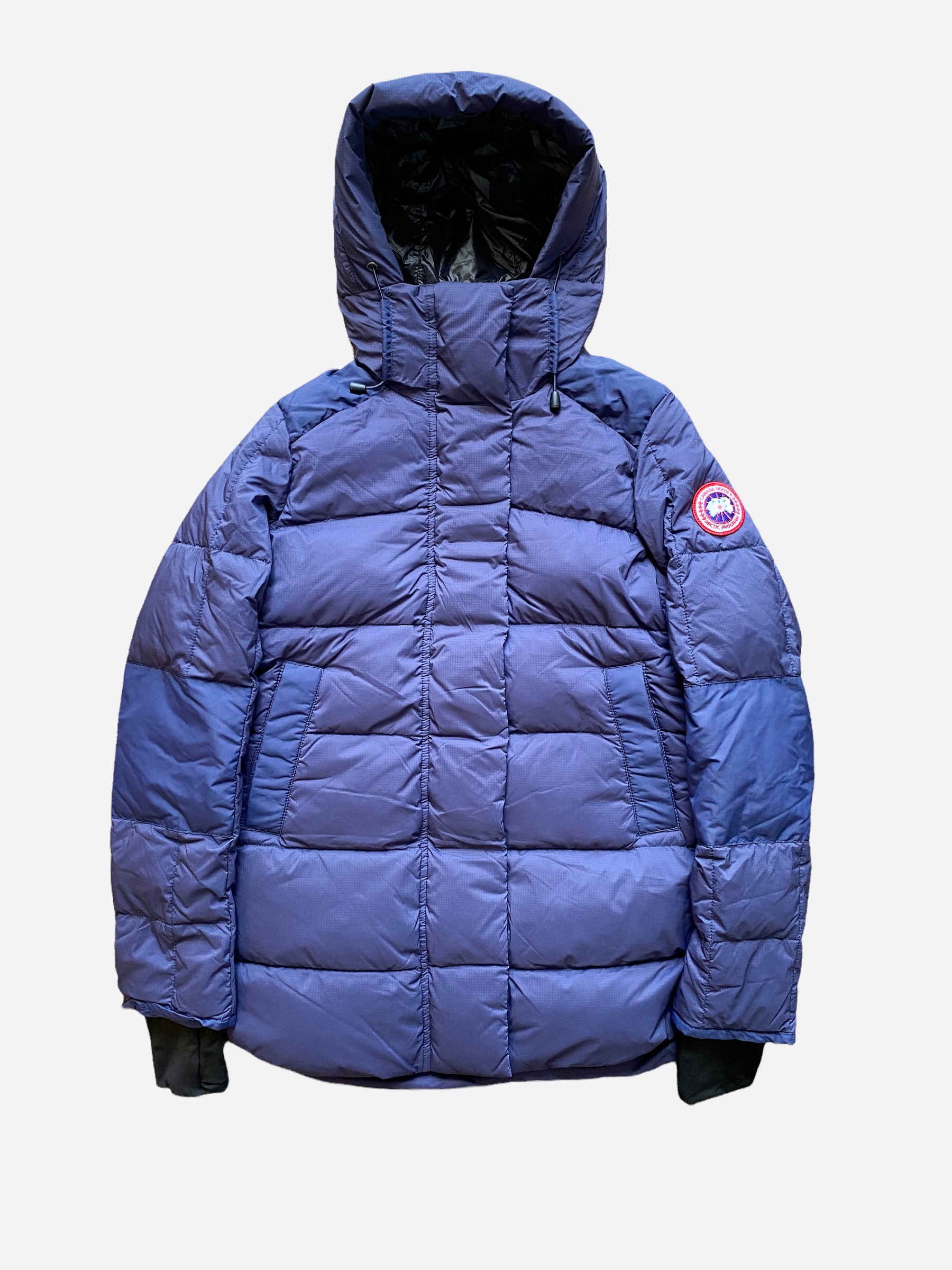 Canada Goose Alliston Women's Water-Repellent Winter Jacket in Navy Blue - Warm Parka Coat for Cold Weather & Outdoor Activities