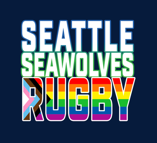 Seattle Seawolves 2025 Rugby Pride T-Shirt - Men's & Women's Fan Apparel - Perfect for Game Day & Rugby Events