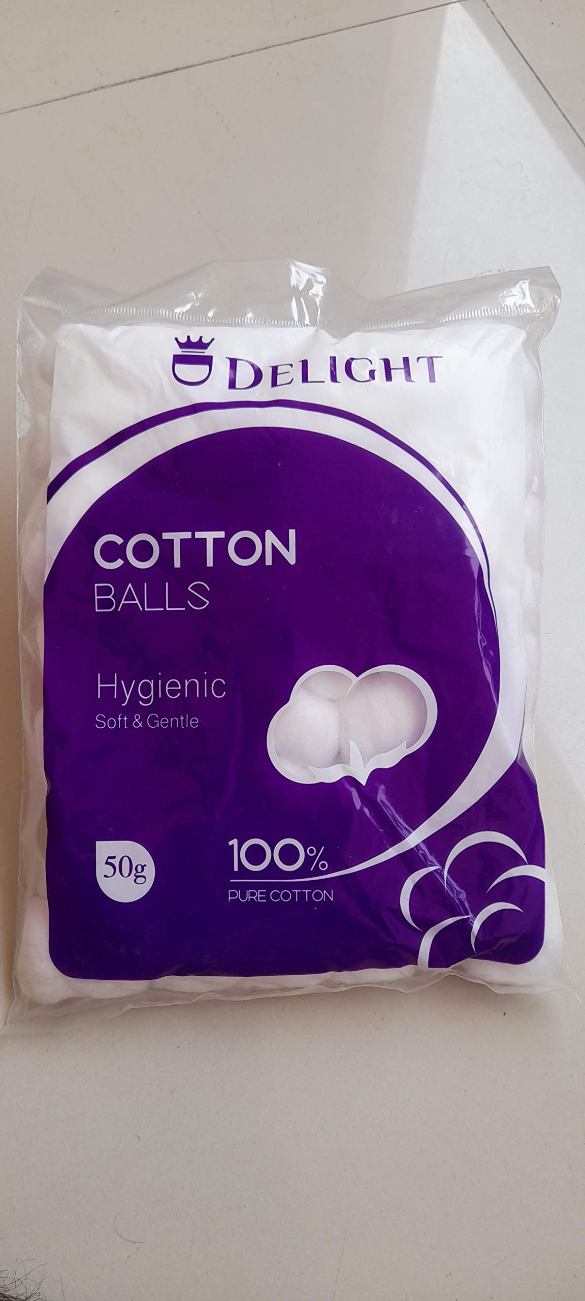Premium Cotton Balls for Makeup Remover & Skincare - 100% Pure Soft White Cotton Puffs (DCB-100) - Gentle Face Cleansing, Nail Polish Removal, Baby Care & First Aid Essentials