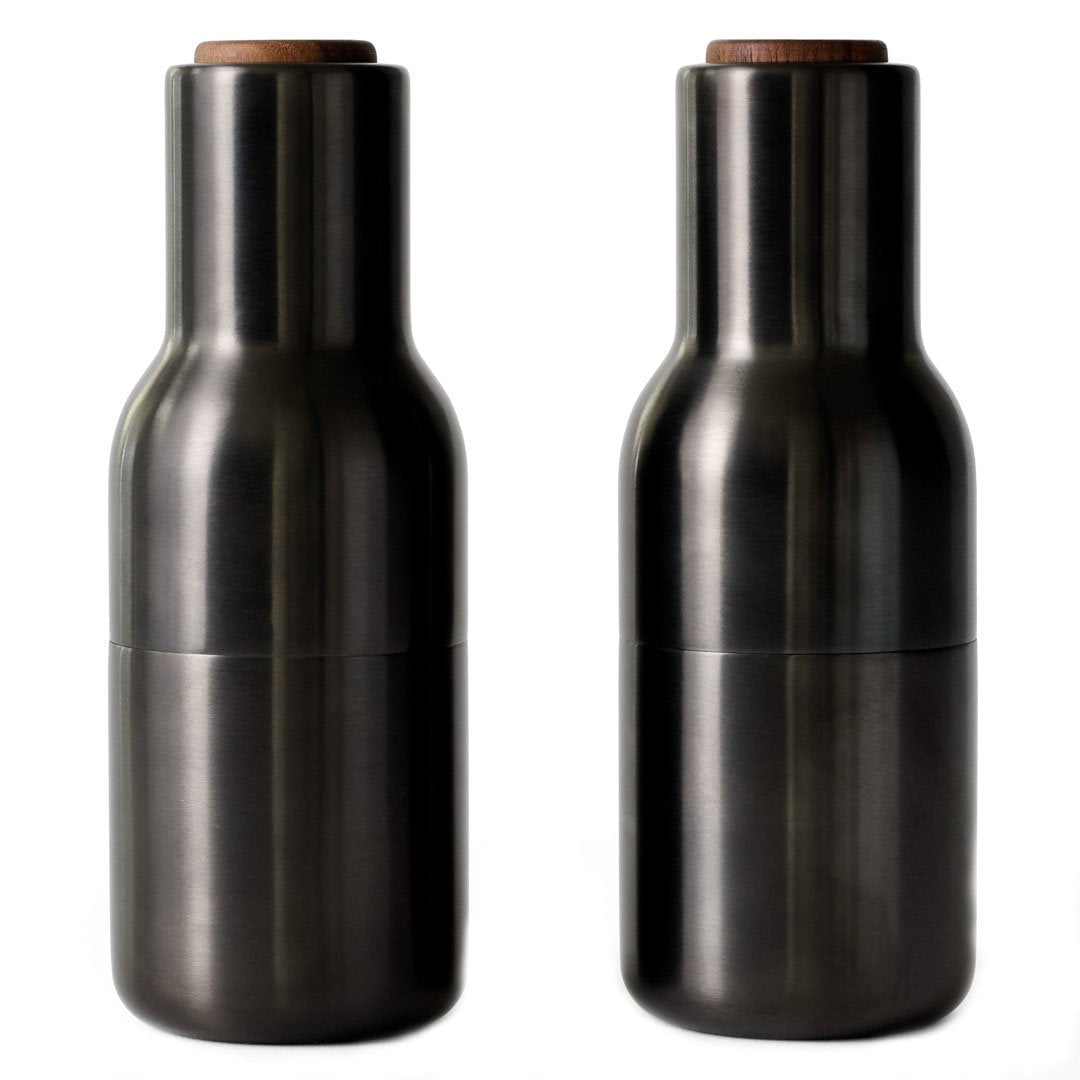 Premium Glass Bottle Grinder Set (2 Pack) - Perfect for Spices, Herbs & Salt - Ideal for Kitchen, Dining & Home Use