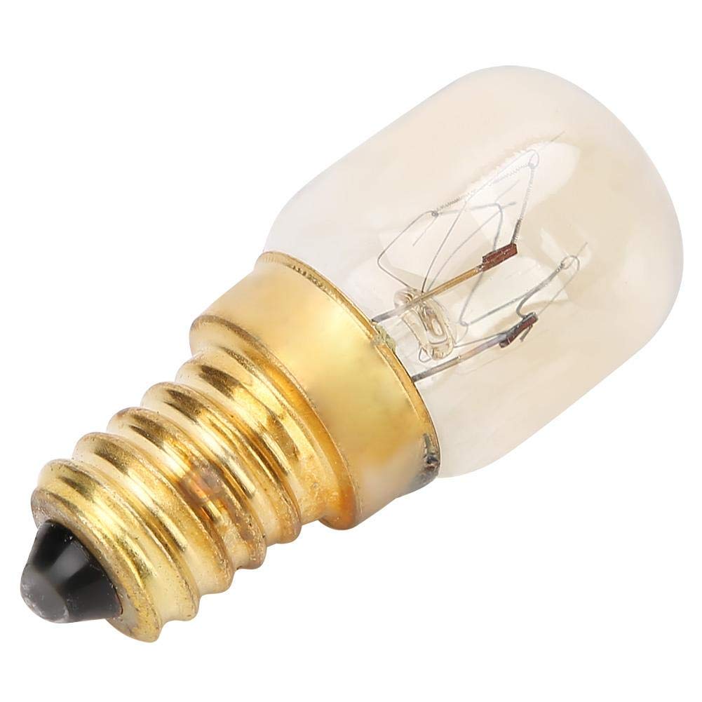 10Pcs 15W E14 Brass Microwave Oven Light Bulbs - 300℃ High Temperature Resistant - Replacement Parts for Microwave, Oven, and Small Appliances - Perfect for Home Kitchen and Commercial Use