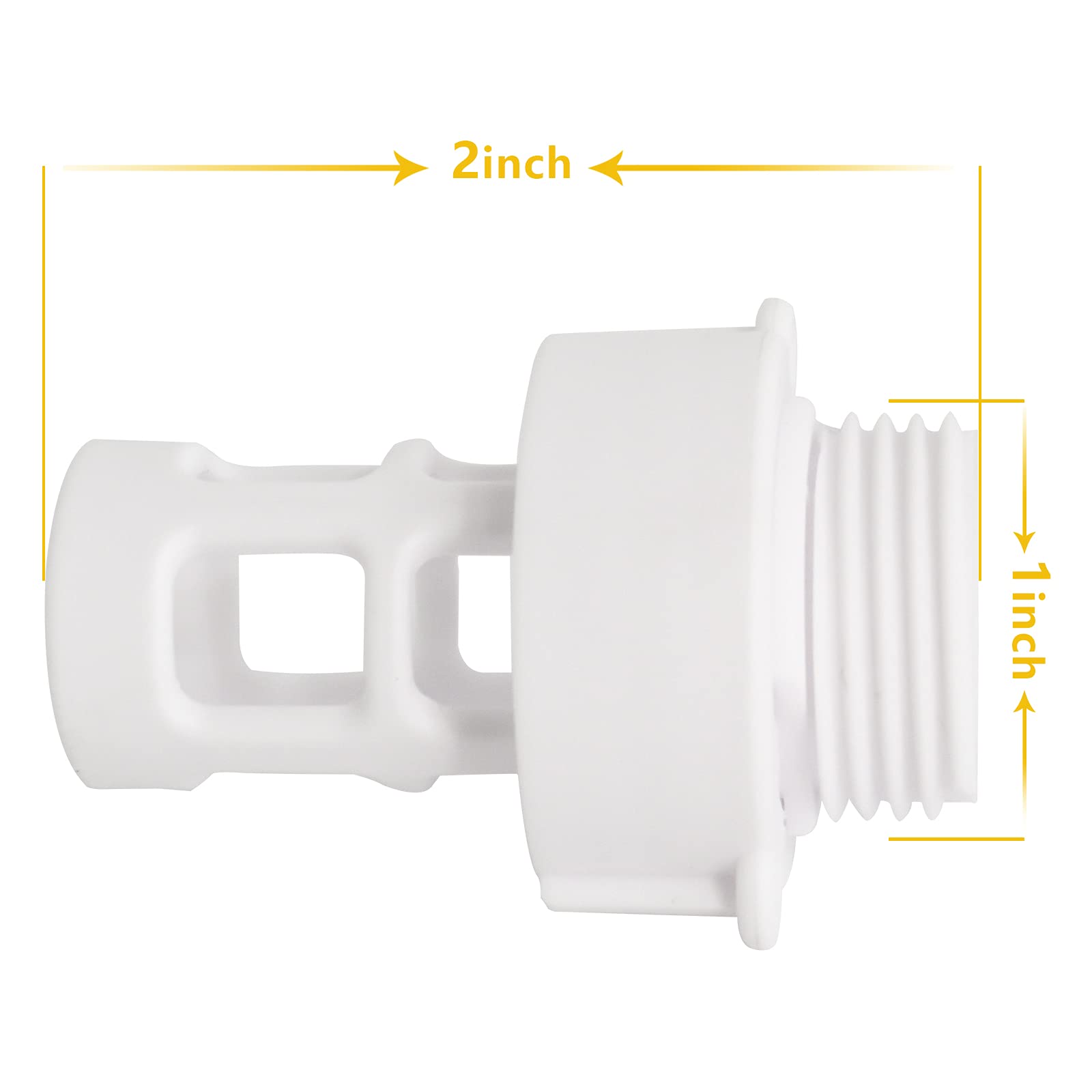 Intex Pool Hose Connector - Garden Hose Drain Plug for Above Ground Round Pools - Swimming & Maintenance
