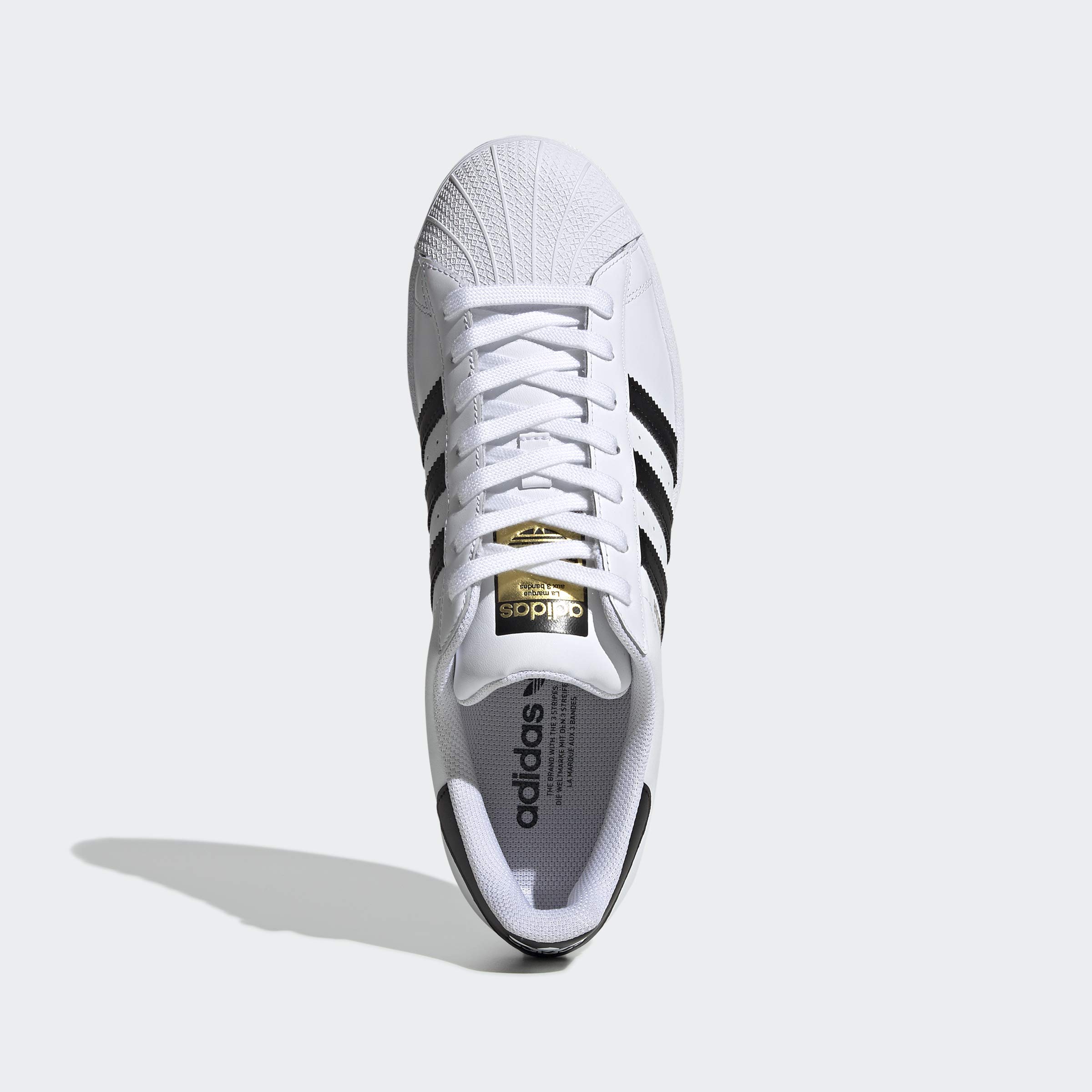adidas Men's Superstar Legacy Sneakers - Classic White Leather Low-Top Shoes with Shell Toe | Casual, Streetwear & Everyday Wear