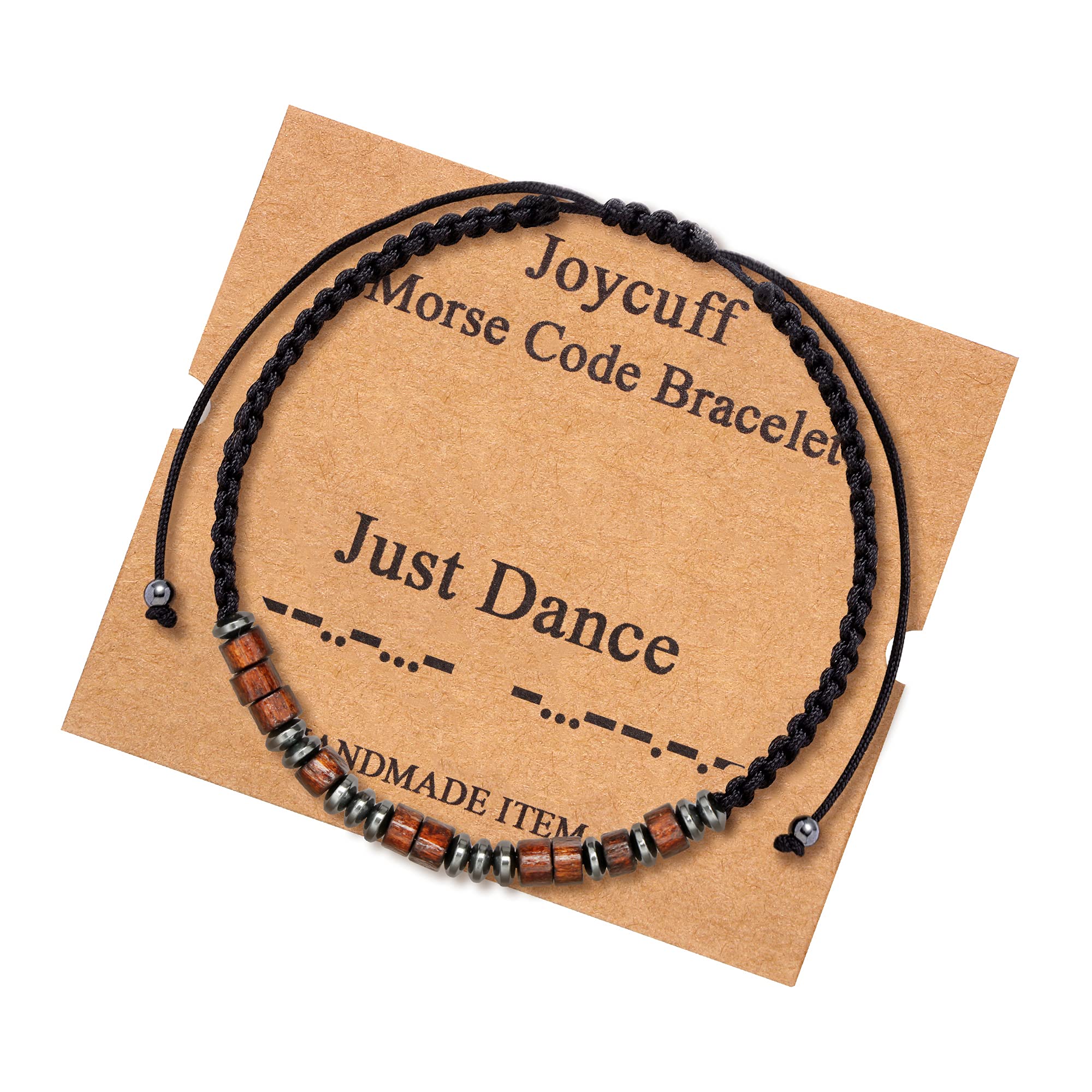 Inspirational Morse Code Bracelets for Men & Women - Thoughtful Gifts for Mother's Day, Birthday, Christmas (Mom, Dad, Daughter, Aunt, Grandma) - Adjustable Cord Wrap Memorial & Graduation Jewelry - Perfect for Daily Wear, Special Occasions & Meaningful Gifting
