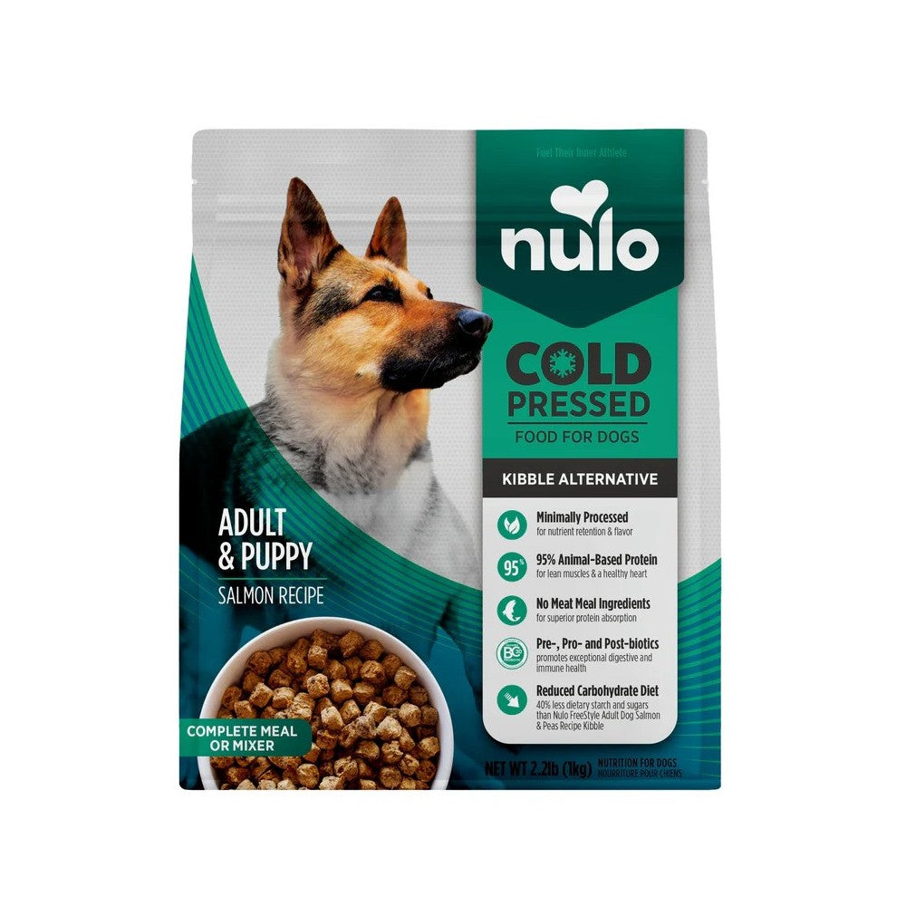 Premium Cold-Pressed Salmon, Chicken & Whitefish Dry Dog Food for Adults & Puppies – High Protein Grain-Free Recipe for Healthy Skin & Coat | Ideal for Active Dogs & Puppy Growth