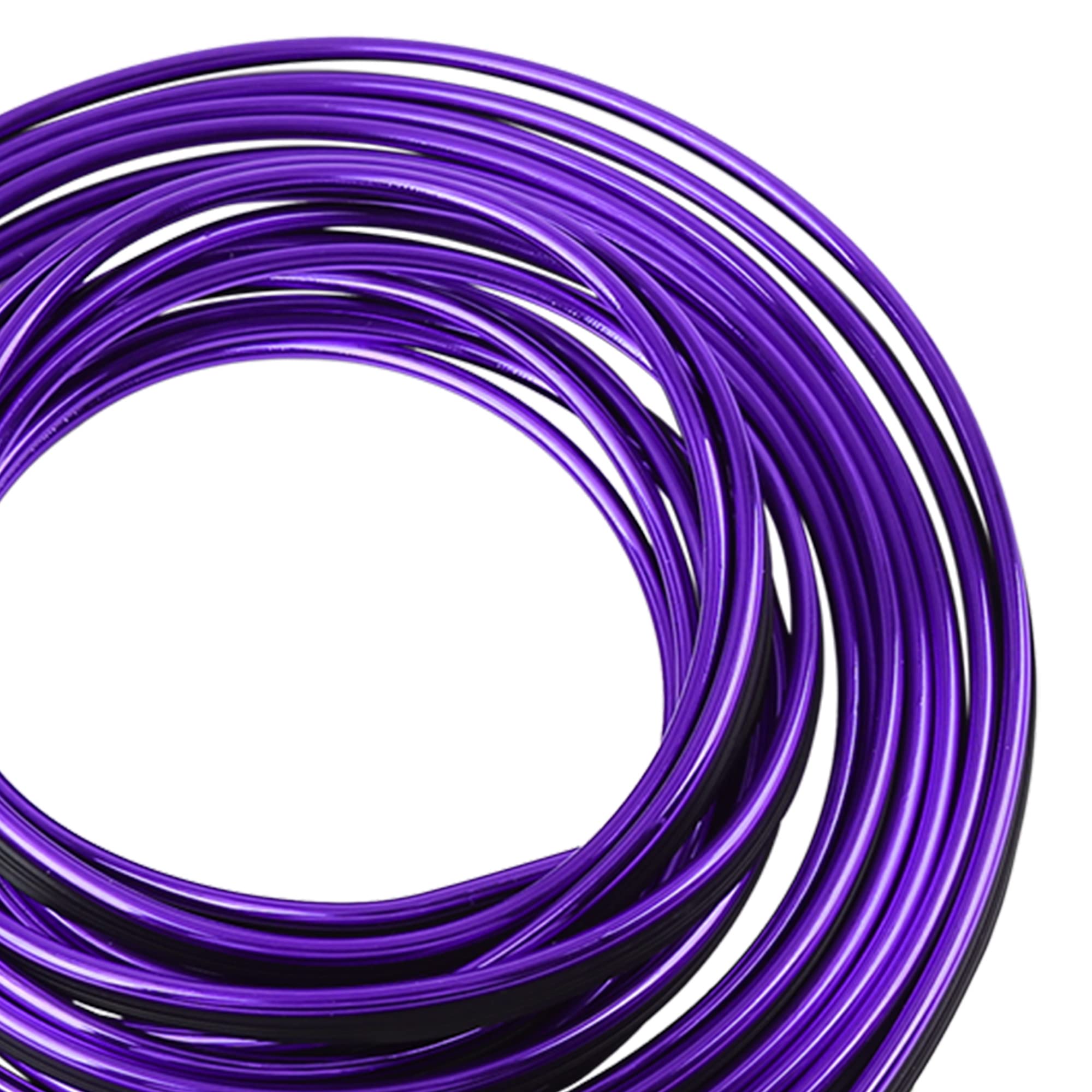 X AUTOHAUX 5m Purple Chrome Car Interior Trim Strip - Decorative Gap Cover for Door & Window - Enhance Vehicle Aesthetics (Perfect for Car Shows, Custom Interiors & DIY Auto Upgrades)