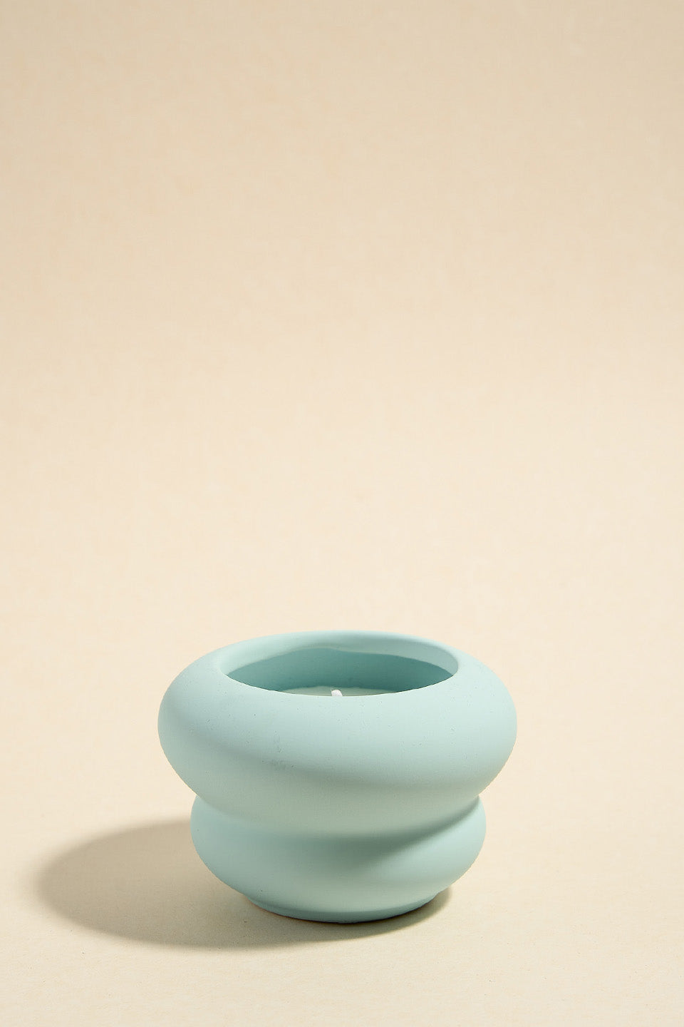 Double Bubble Pale Blue Soy Wax Candle - Eco-Friendly, Long-Lasting Scented Candle for Home, Relaxation & Aromatherapy - Perfect for Bedroom, Bathroom & Meditation Spaces