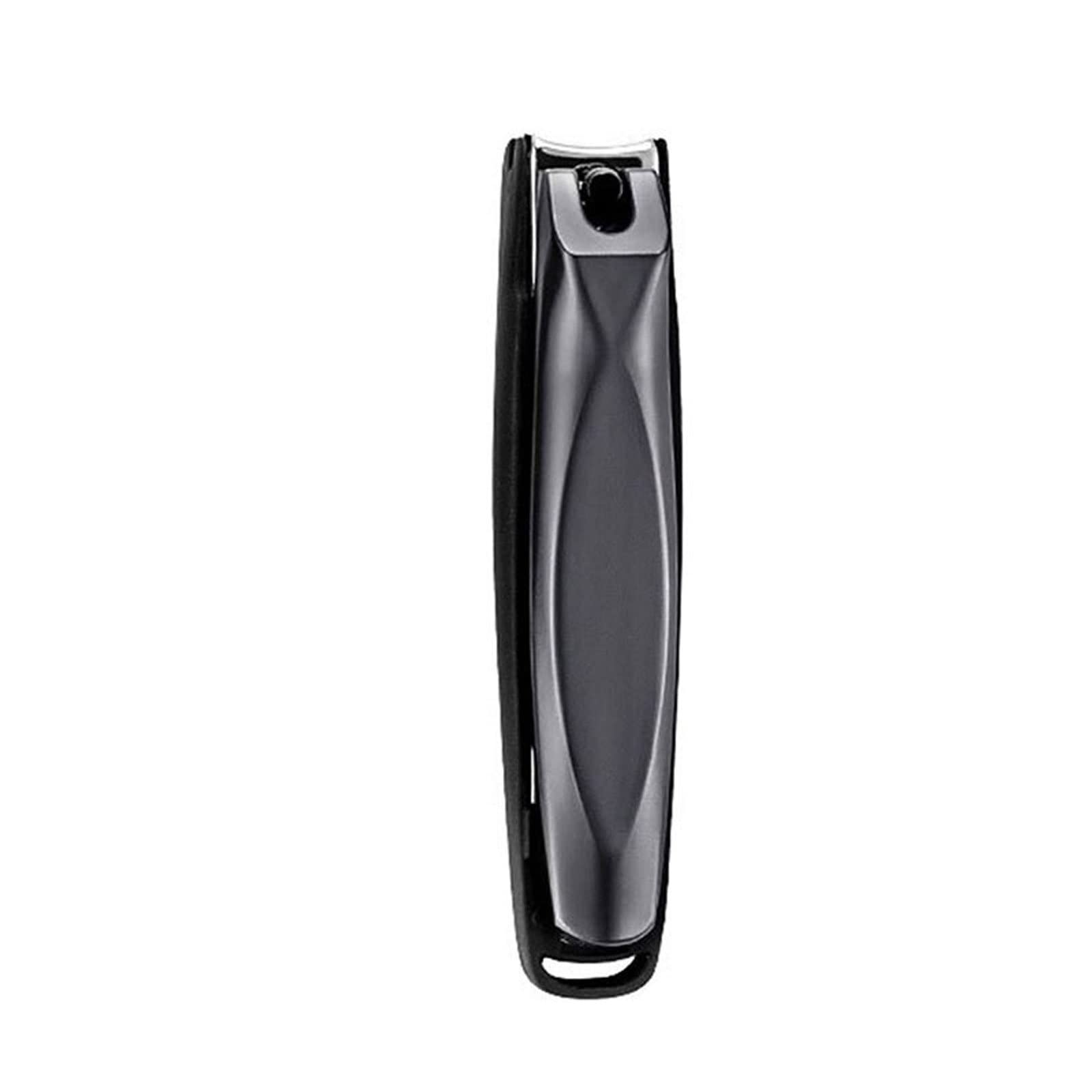 Premium Stainless Steel Toe Nail Clippers - Diagonal Anti-Splash Design for Precise Trimming | Professional Pedicure Tool for Home & Travel Use | Perfect for Elderly & Thick Nails Care