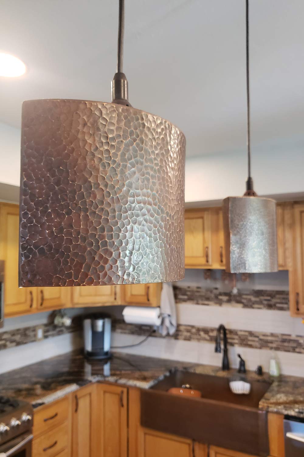 Premier Copper Products SH-L800DB Copper Shade for L800 Series - Perfect for Outdoor Patio, Garden, and Poolside Lighting