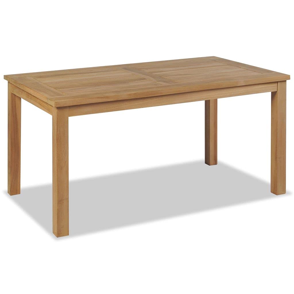 Premium Rectangular Teak Coffee Table - 35.4
