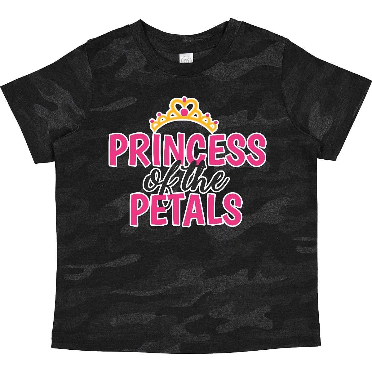 Princess of Petals Crown Toddler T-Shirt for Girls Birthday Party
