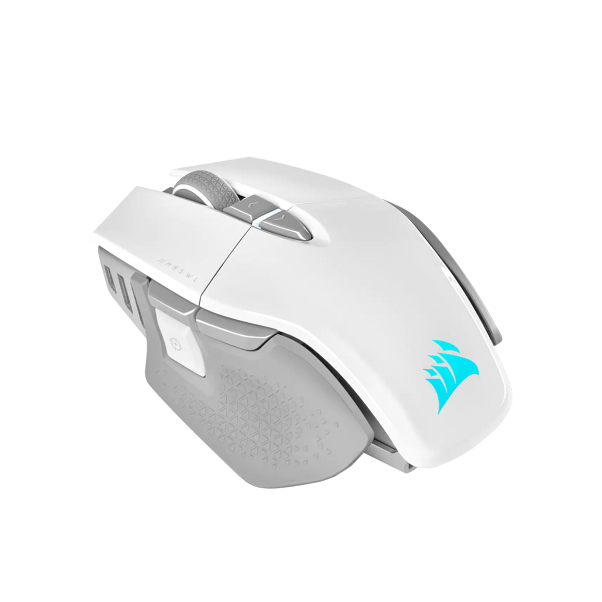 Corsair M65 RGB Ultra Wireless Gaming Mouse - White | FPS & MMO Gaming | Ergonomic Design for Long Sessions | PC & Mac Compatible