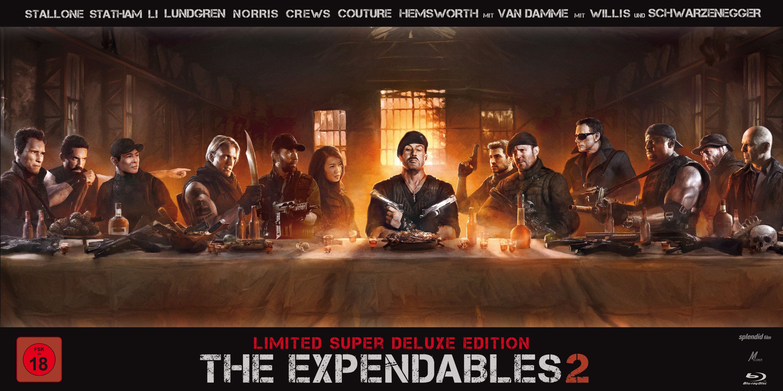 The Expendables 2 - Back for War (Limited Super Deluxe Edition) [Blu-ray] | Action Movie Collection | Perfect for Movie Nights & Action Fans