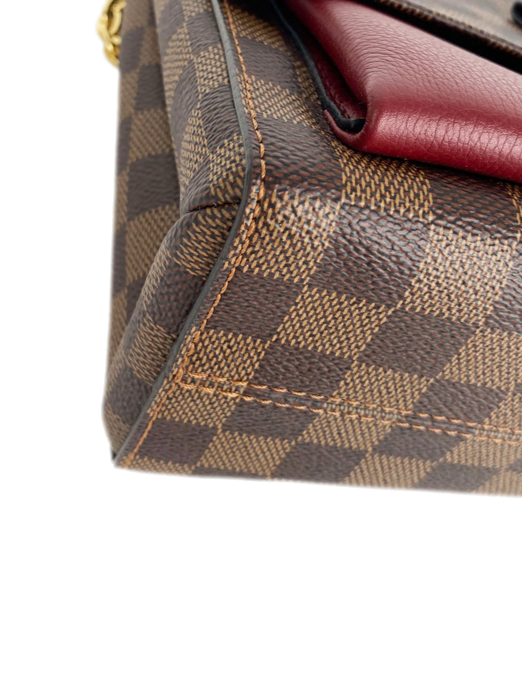 Authentic Louis Vuitton Damier Ebene Vavin PM Crossbody Bag - Luxury Leather Handbag for Women, Perfect for Work, Travel & Evening Events