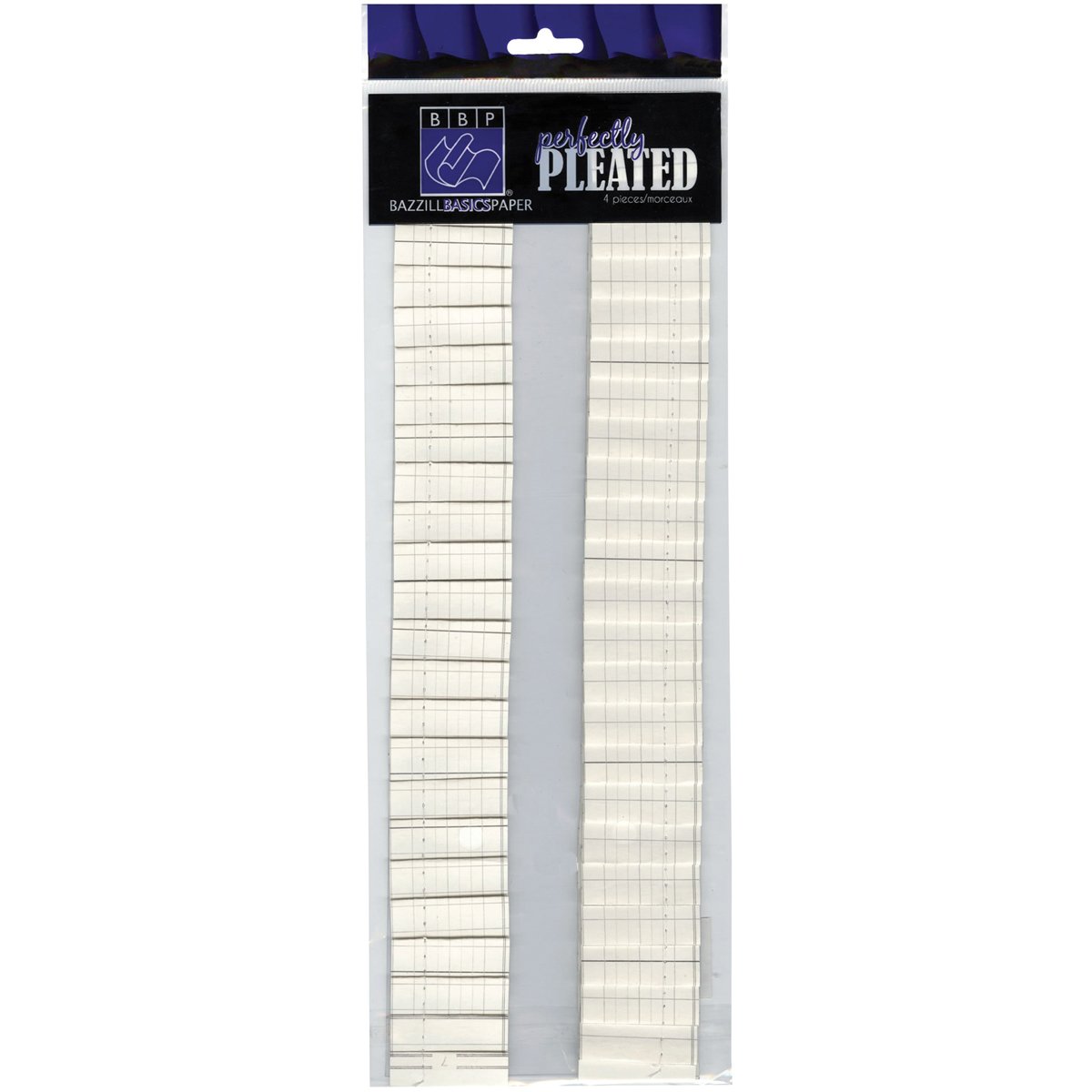 Bazzill Basics Just the Edge 12 Inch Cardstock Strips - Perfectly Pleated Ledger Paper for Scrapbooking, Card Making & DIY Crafts - Premium Quality Decorative Borders for Handmade Projects