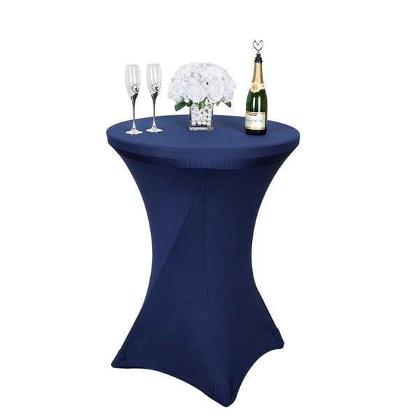 Stretchable Spandex Cocktail Table Cover - Waterproof & Wrinkle-Resistant - Perfect for Parties, Weddings, and Events