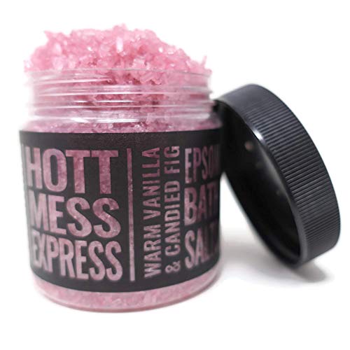 Relaxing Lavender Bath Salts for Women - 4oz Aromatherapy Soak with Epsom Salt - Perfect Stress Relief Gift for Her, Self-Care & Spa Night at Home