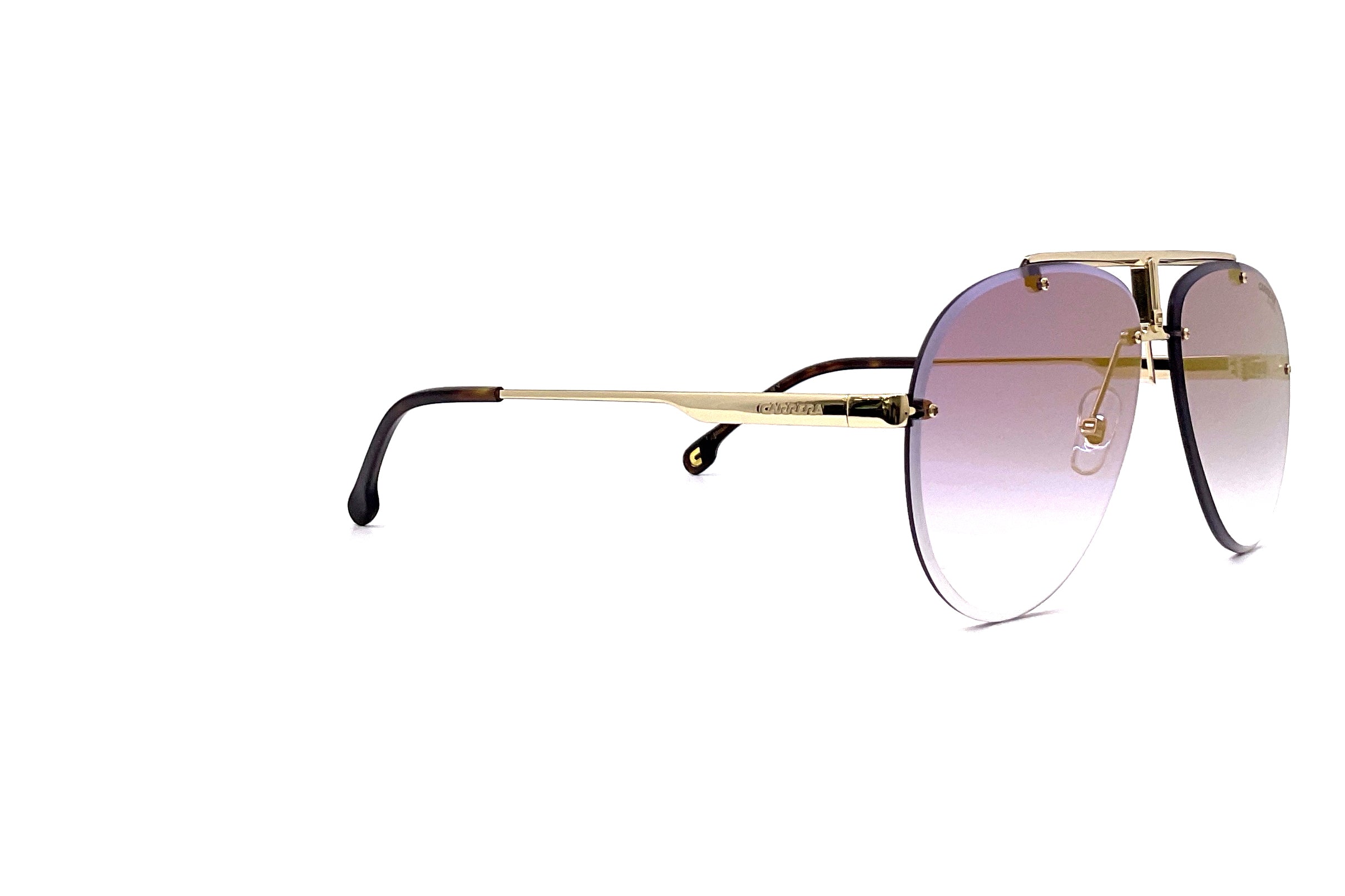 Carrera 1032/S Sunglasses - Gold & Grey Aviator Style for Men & Women - Perfect for Driving, Outdoor Sports & Fashion Accessories