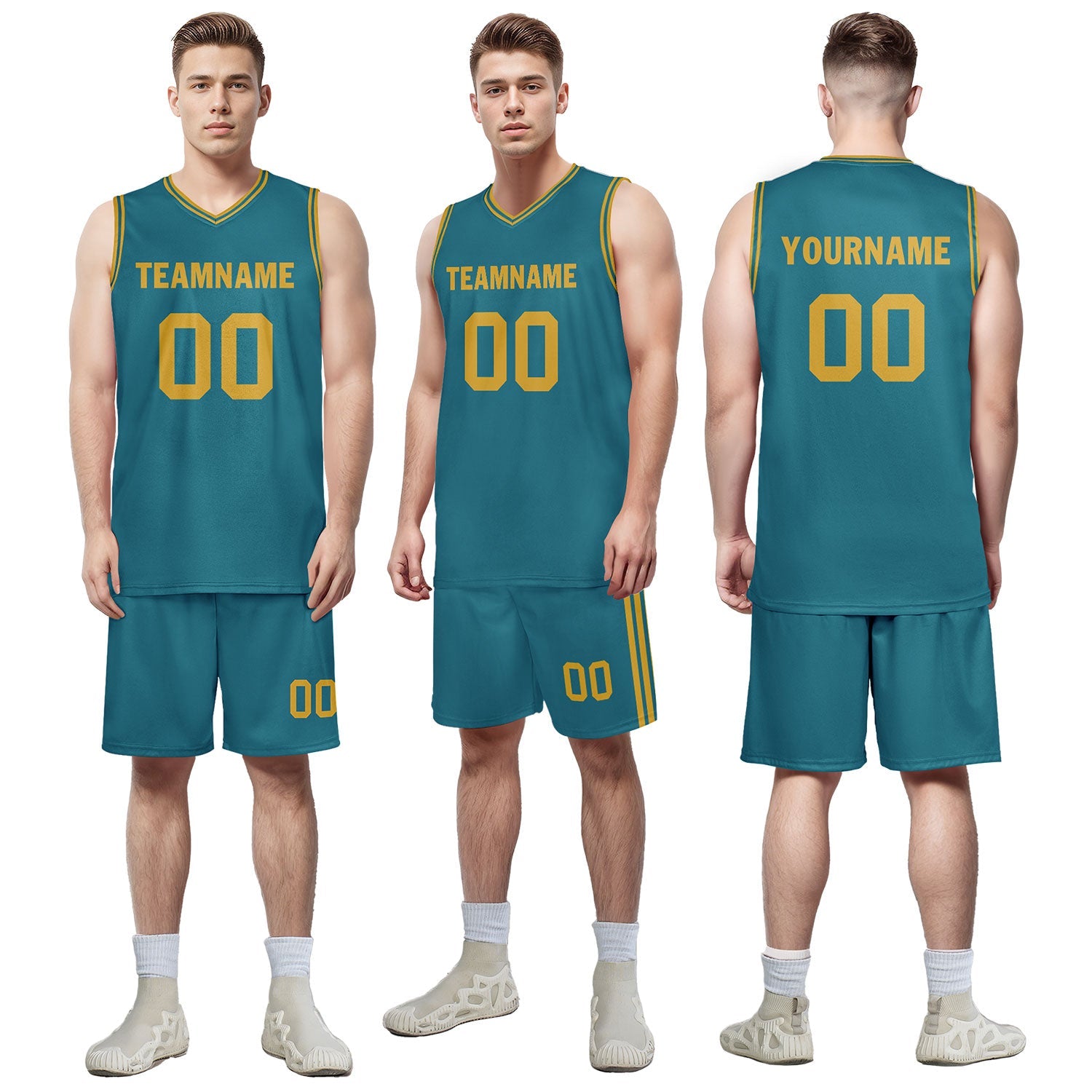 Custom Green Classic Style Basketball Jersey - BBJ01 D020105 - Breathable & Comfortable for Sports & Team Uniforms - Perfect for Games, Practice & Fan Apparel