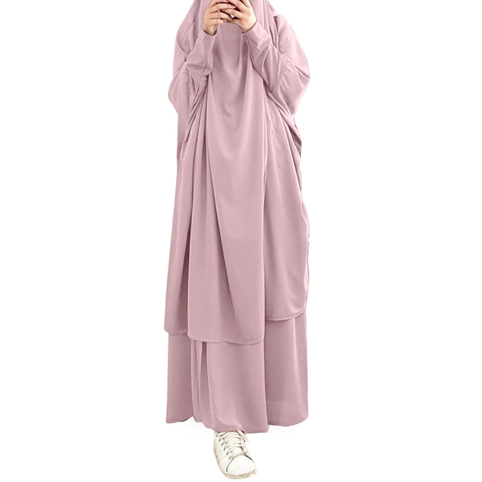 Elegant Muslim Women's Hijab Dress - Dubai Style Spring Gowns & Evening Dresses | Islamic Thobe Robe for Prayer, Wedding & Special Occasions