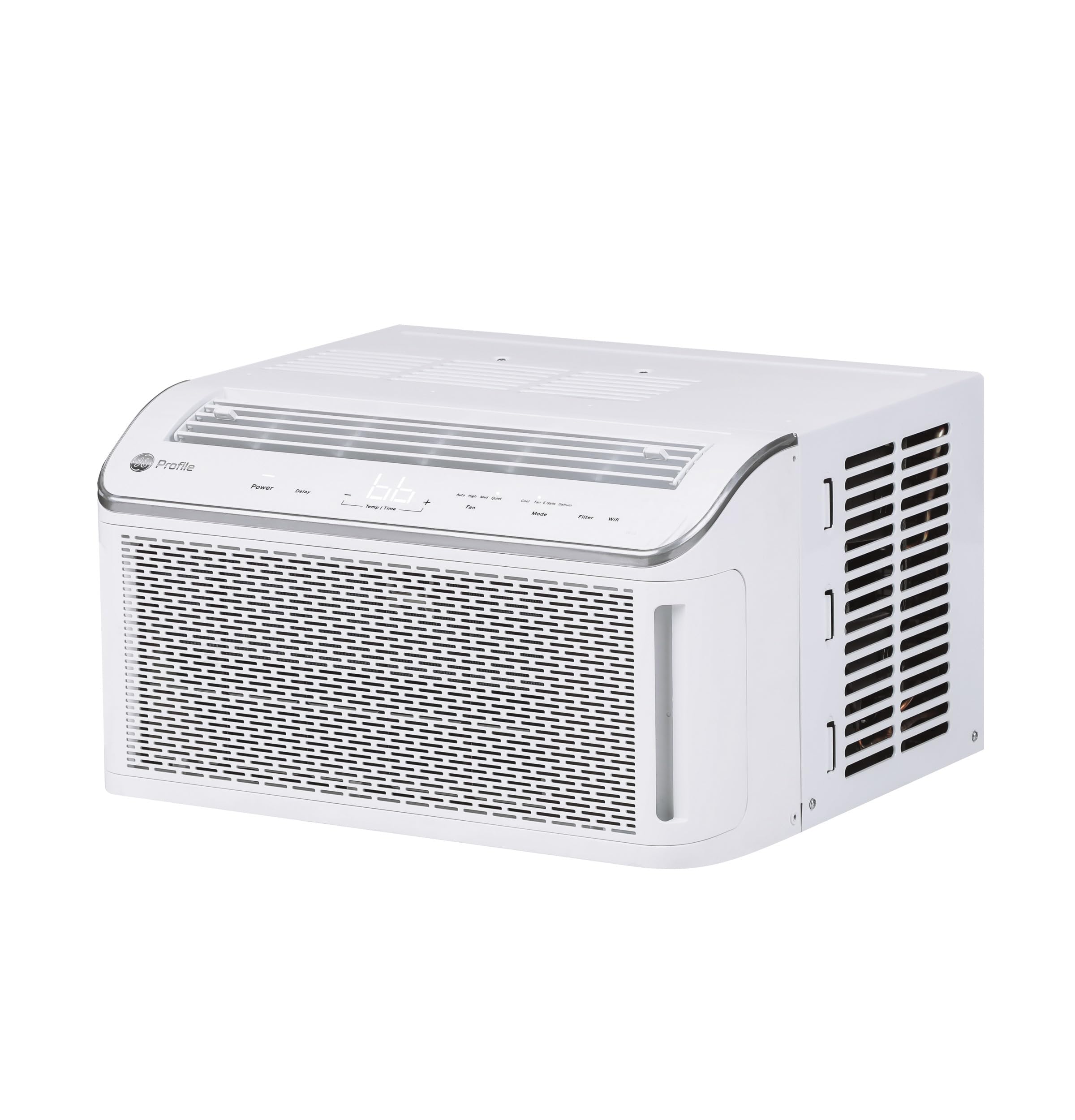 GE Profile Ultra Quiet 6,200 BTU WiFi Window Air Conditioner - Smart Cooling for Small Rooms (12x14 ft) with Easy Installation Kit | Perfect for Bedrooms, Home Offices & Apartments | Energy Efficient White Window AC Unit