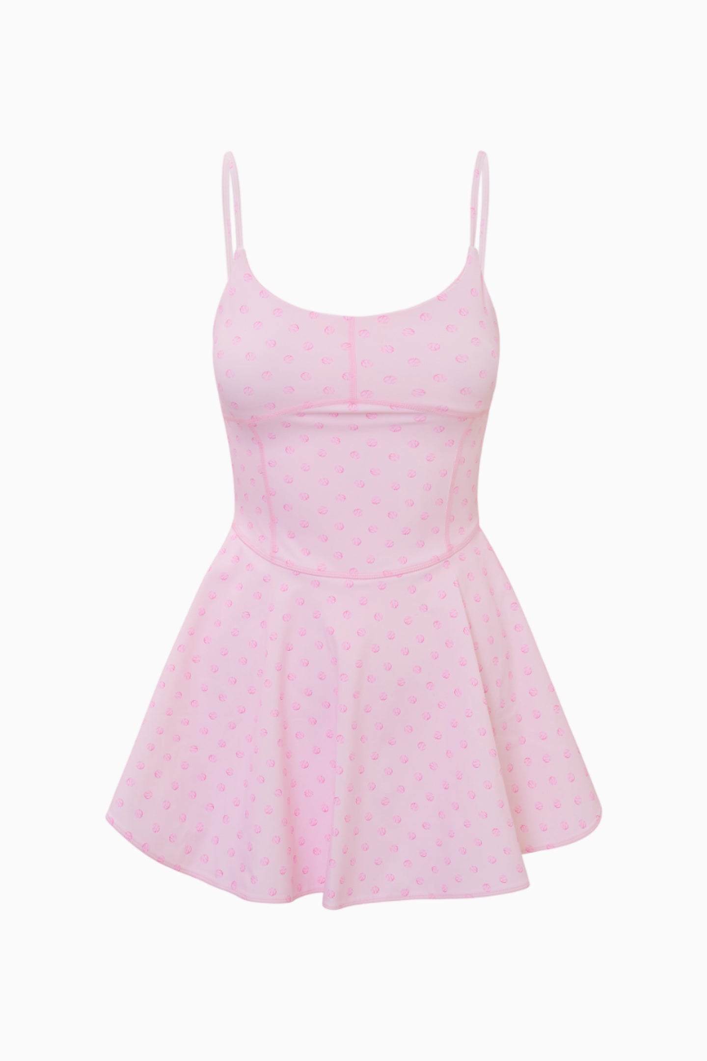 Lunella Active Dress - Pink Sprinkles | Women's Workout & Yoga Dress | Perfect for Gym, Running & Casual Wear