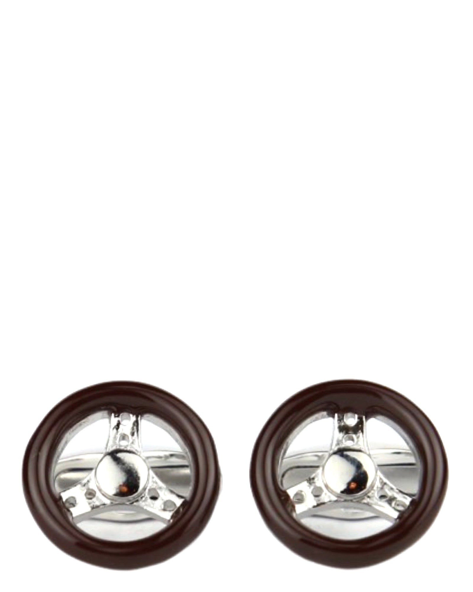 DÉCLIC Luxury Steering Wheel Cufflinks for Men - Premium Car Enthusiast Gift - Perfect for Weddings, Business Meetings & Formal Events