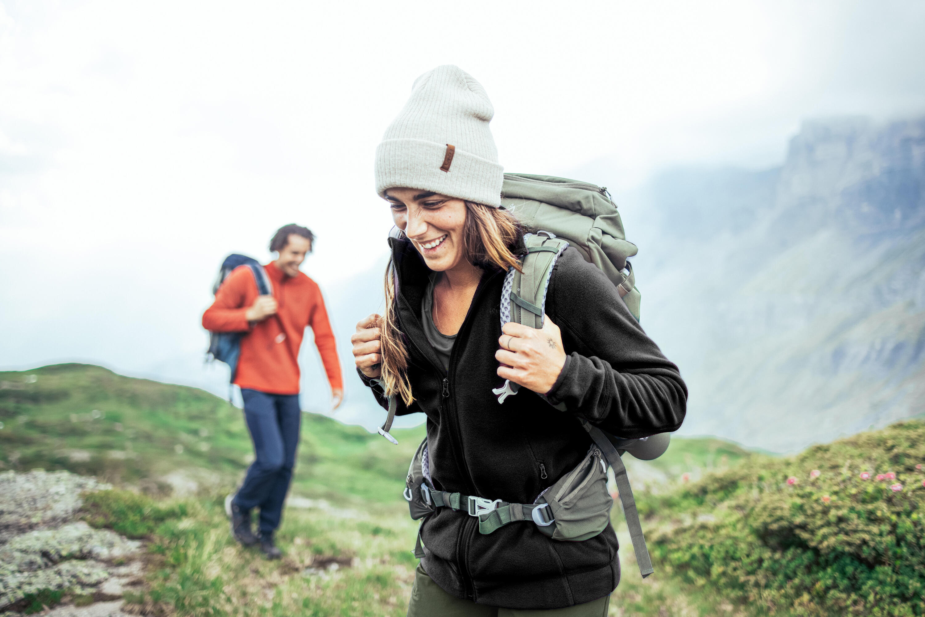 Quechua Women's MH120 Fleece Jacket - Warm Winter Outdoor Jacket for Hiking, Camping & Casual Wear | Lightweight & Comfortable Cold Weather Coat