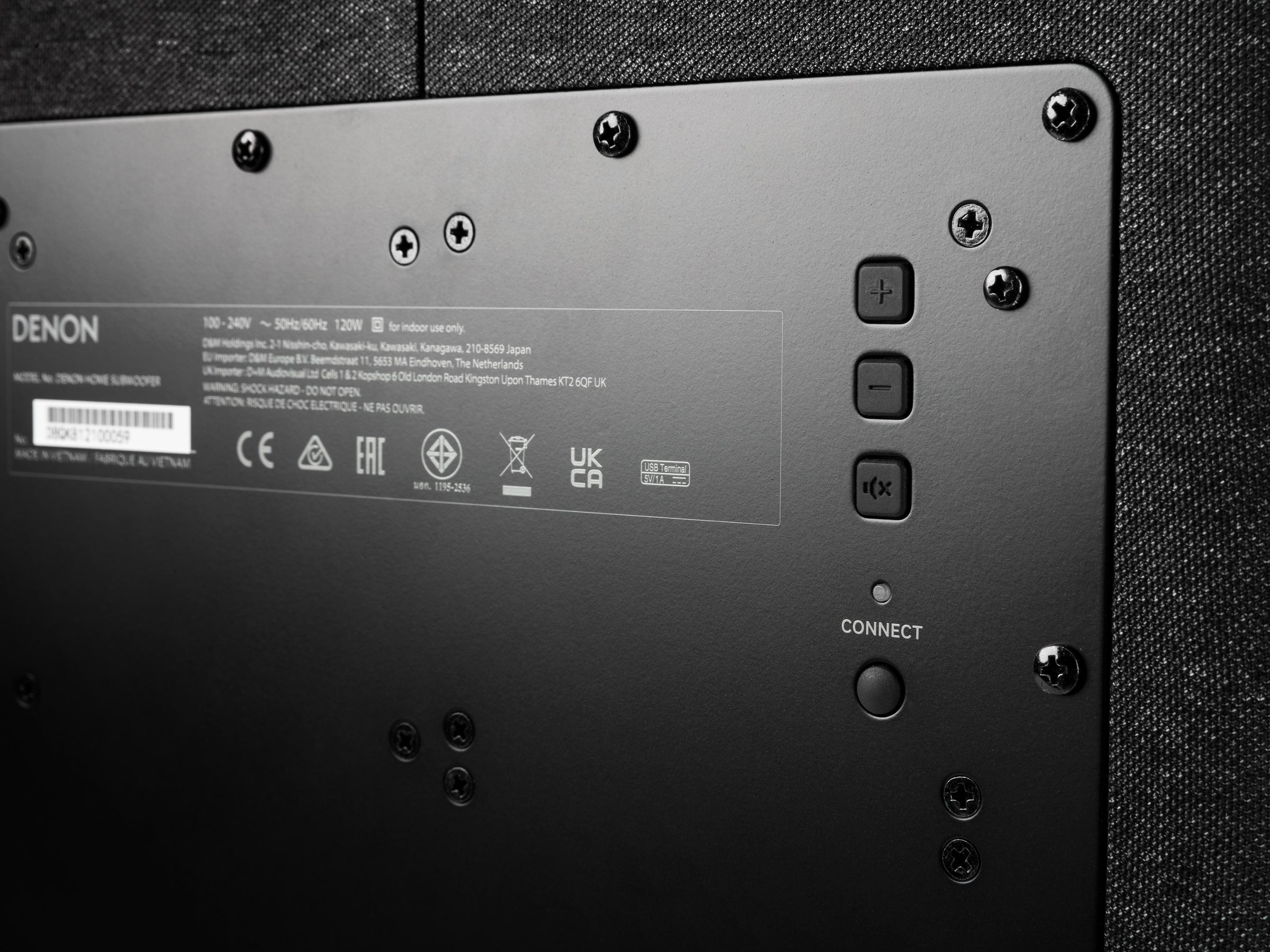 Denon Home Wireless Subwoofer - Powerful Bass for Home Theater & Music - Perfect for Movies, Gaming & Party Sound Systems