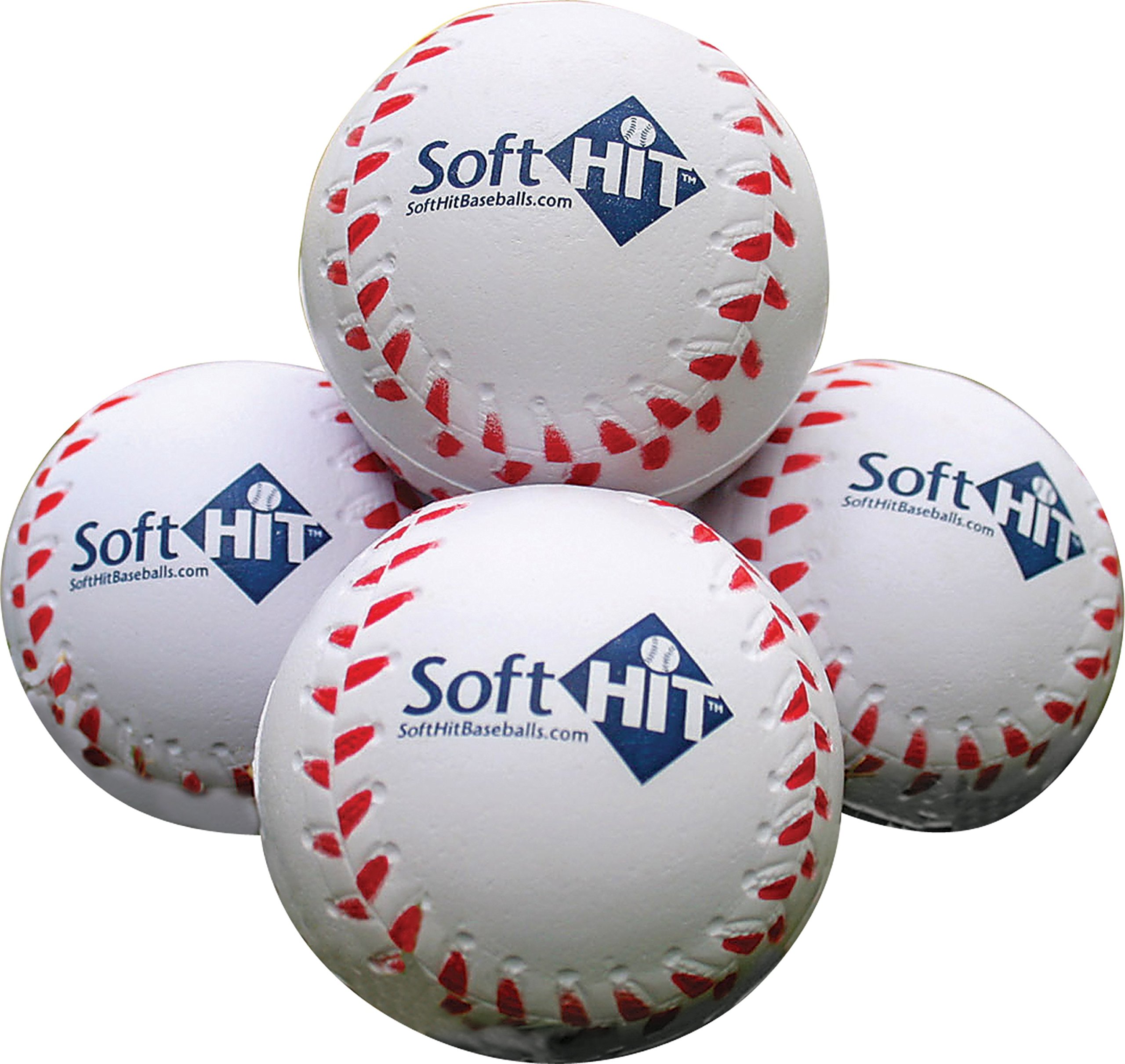 Seamed Foam Practice Baseballs (12-Pack) - Soft Training Balls for Kids & Beginners | Perfect for Indoor/Outdoor Batting Practice, Backyard Drills & Baseball Training
